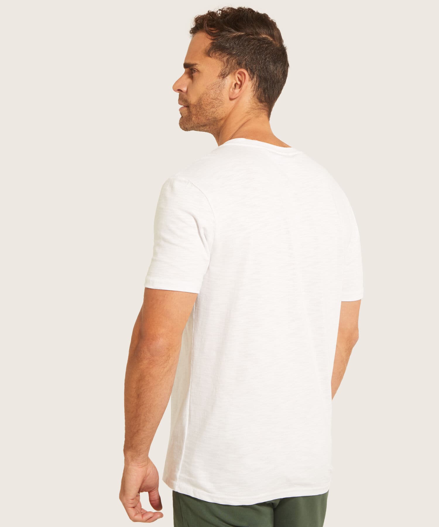 Camiseta Coral Natural blanco para hombre, vista 4