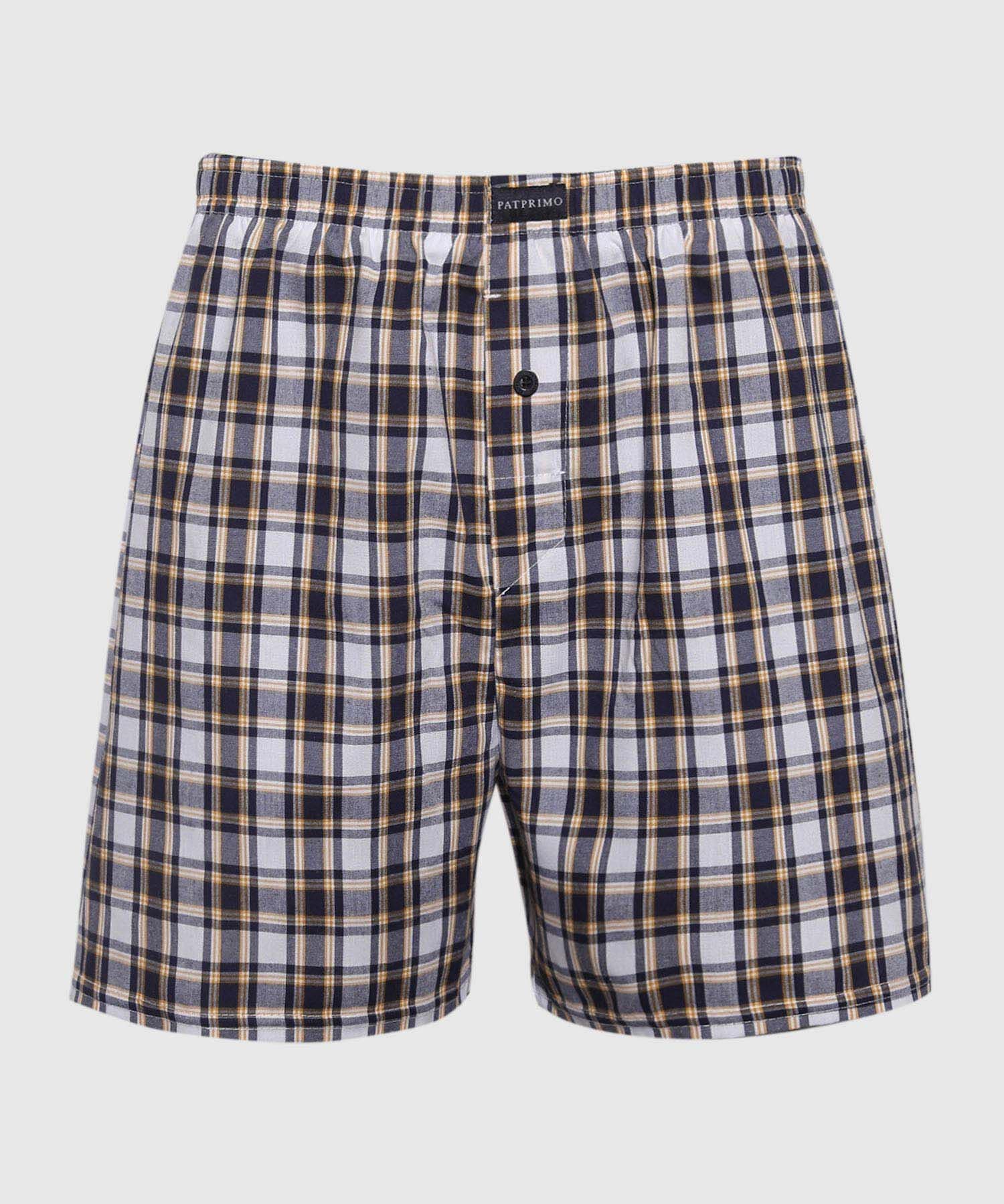 Ropa interior Carmín Edición Lino azul marino para hombre, vista principal