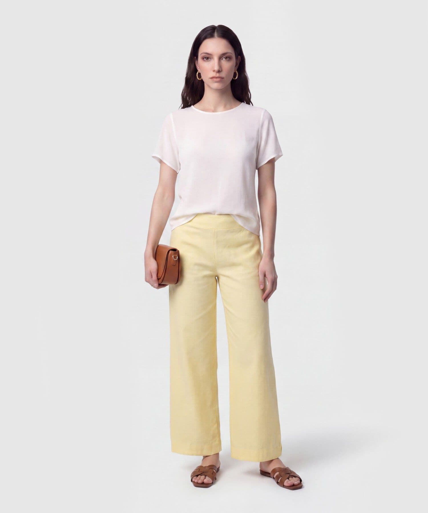 Blusa Oliva Clásico rosa empolvado para mujer, vista 2