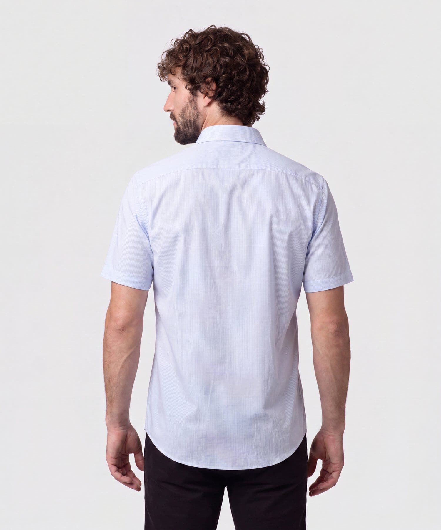 Camisa Sierra Urbano azul marino para hombre, vista 4