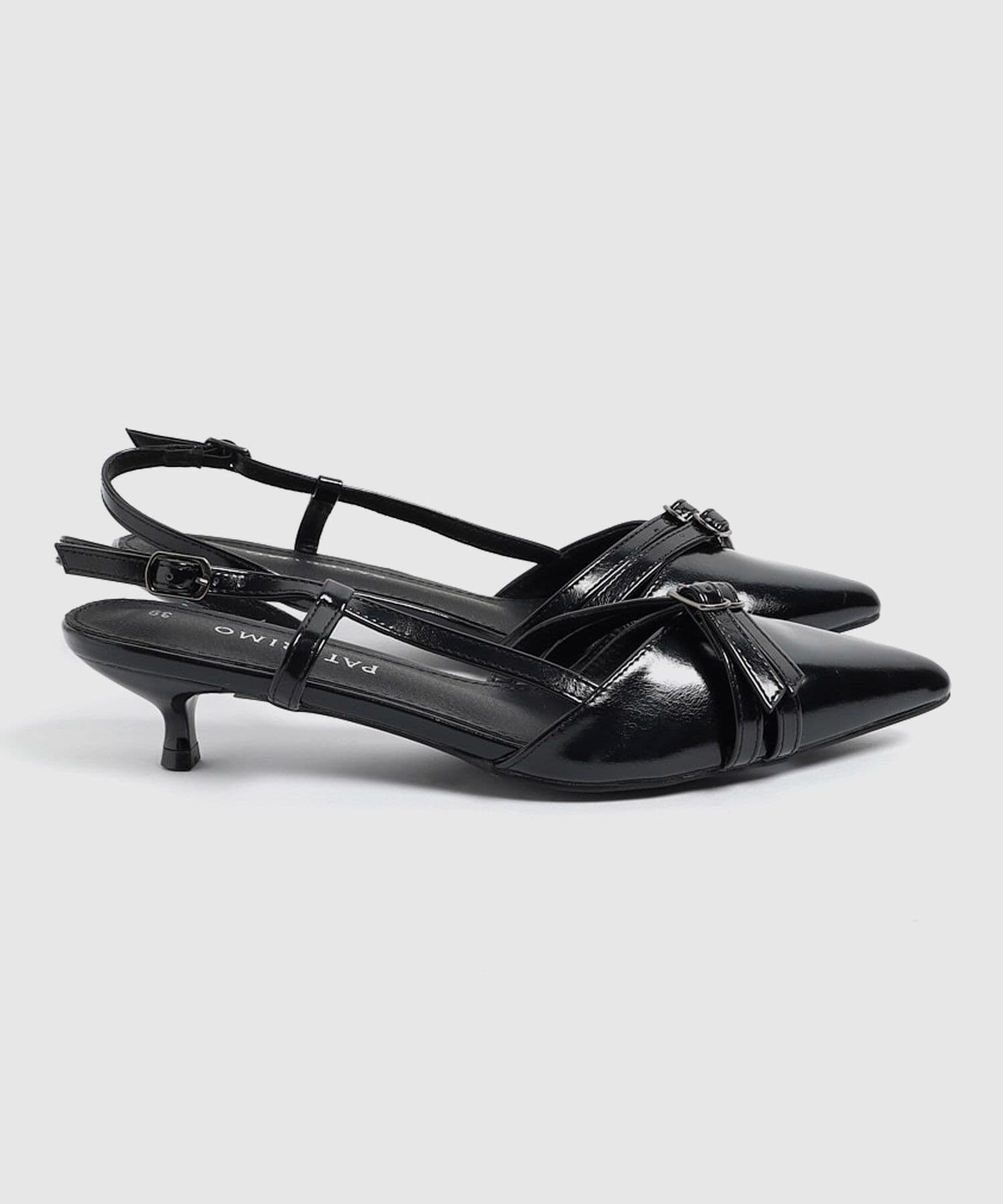 Tacón Brisa Relajado negro para mujer, vista 2