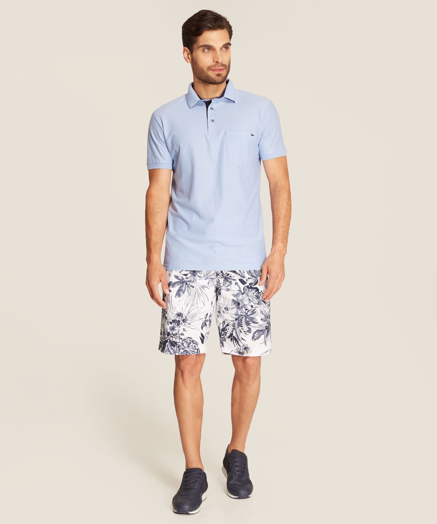 Bermuda Cedro Urbano blanco para hombre, vista principal