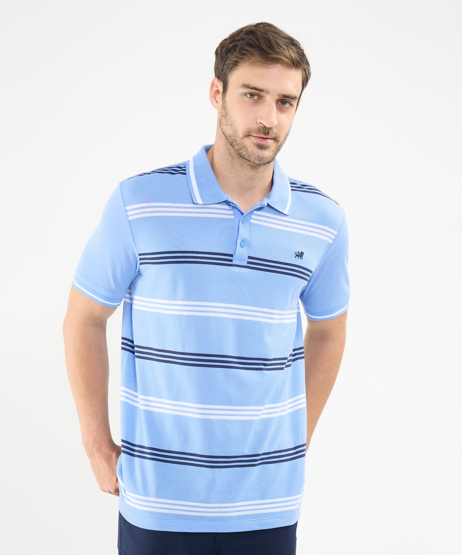 Polo Calima de Ciudad azul marino para hombre, vista principal