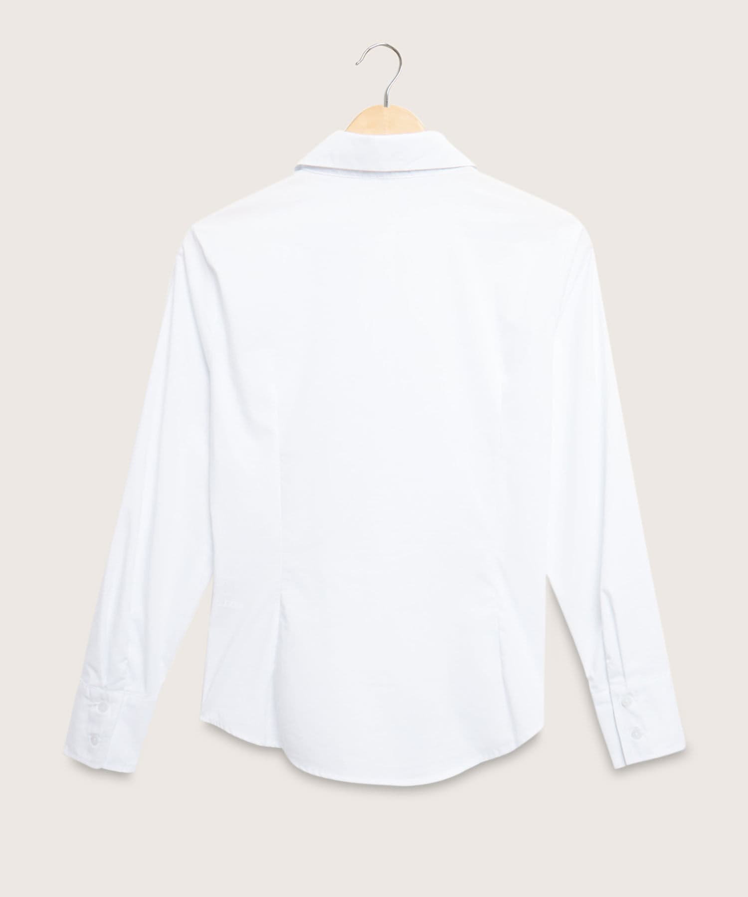 Camisa Coral Texturizado blanco para mujer, vista 3
