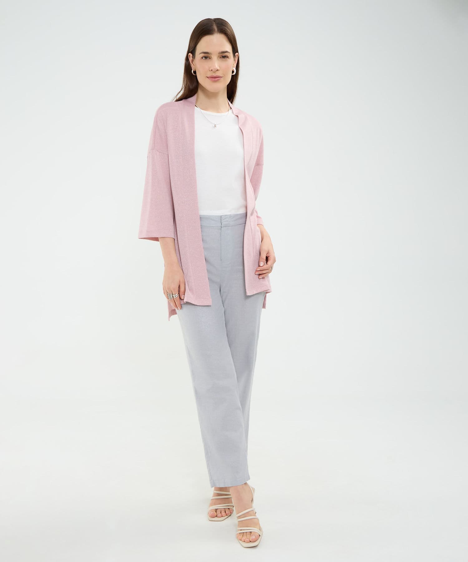 Buzo Cauce Suave rosa empolvado para mujer, vista 2