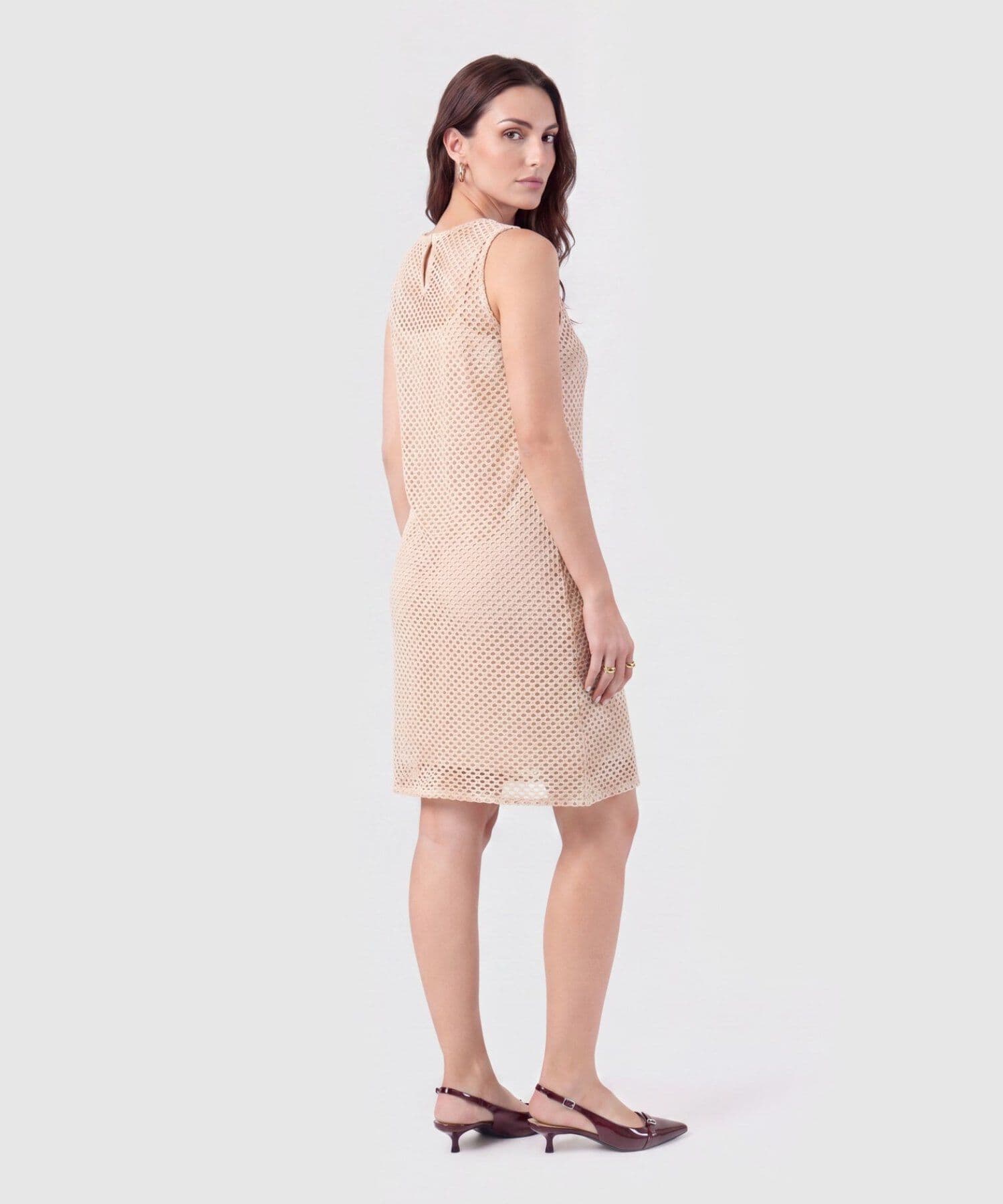 Vestido Celeste Sastre arena para mujer, vista 3