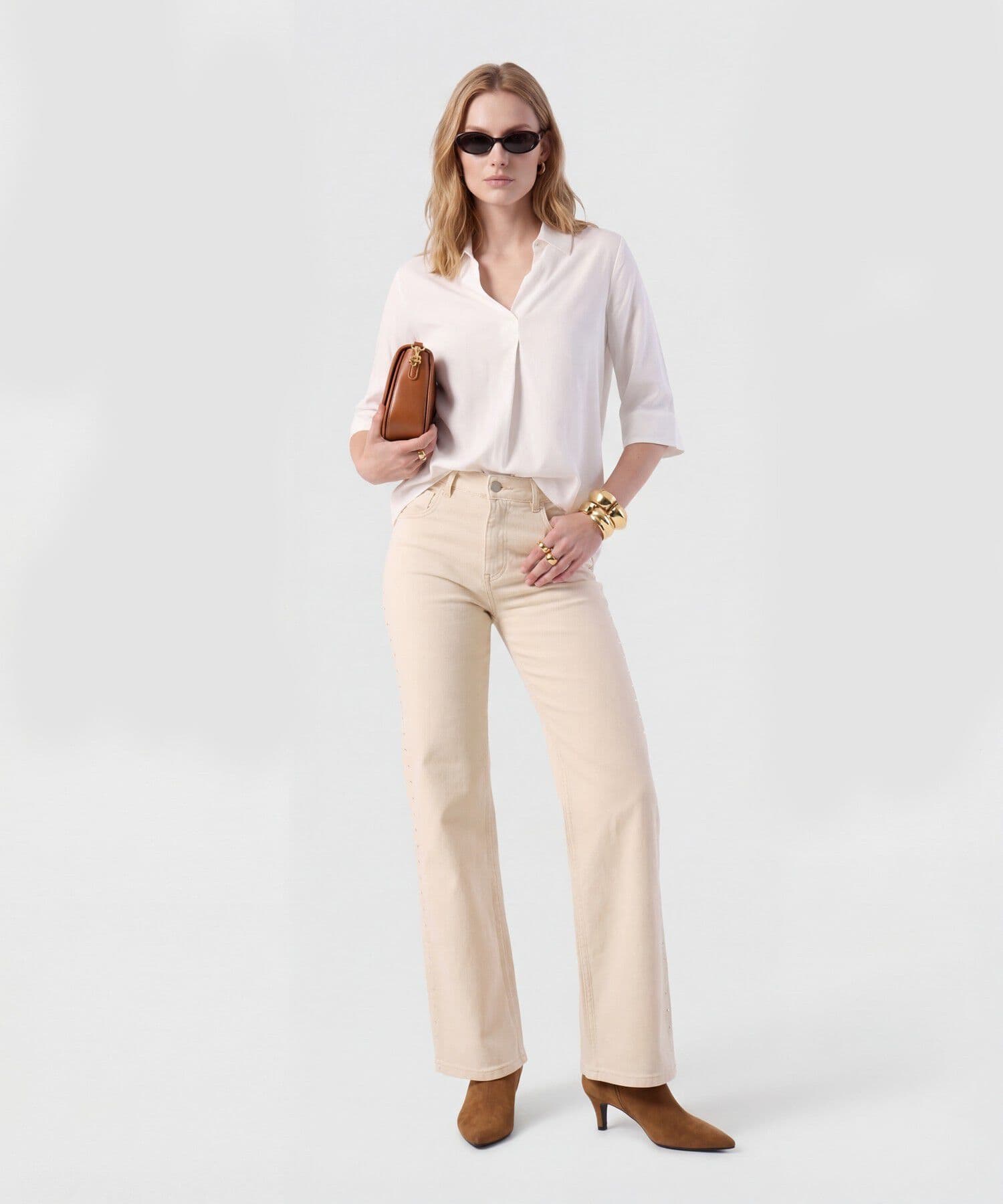 Blusa Río de Ciudad blanco para mujer, vista 2
