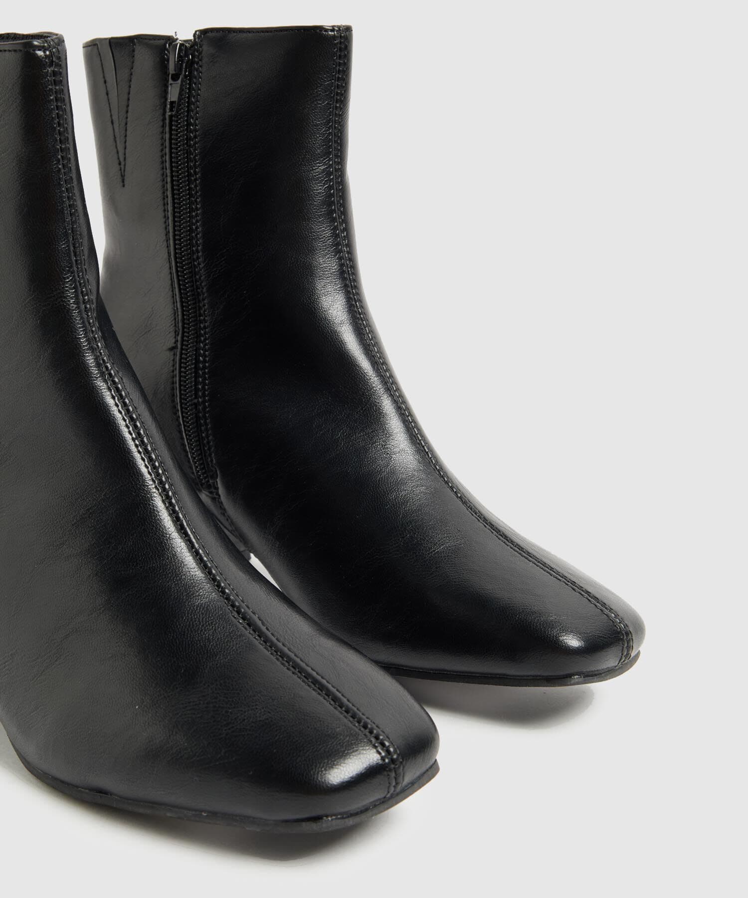 Tacón Candelaria Suave negro para mujer, vista 3