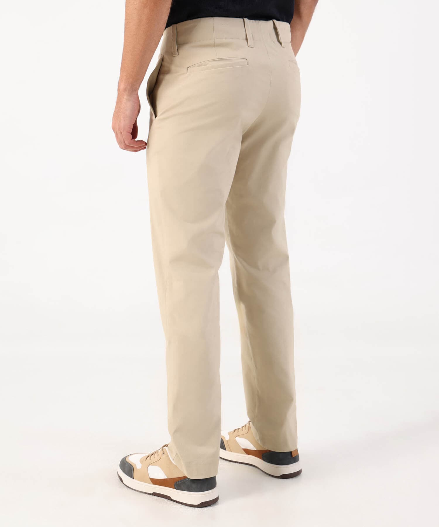 Pantalón Celeste Fluido arena para hombre, vista 4