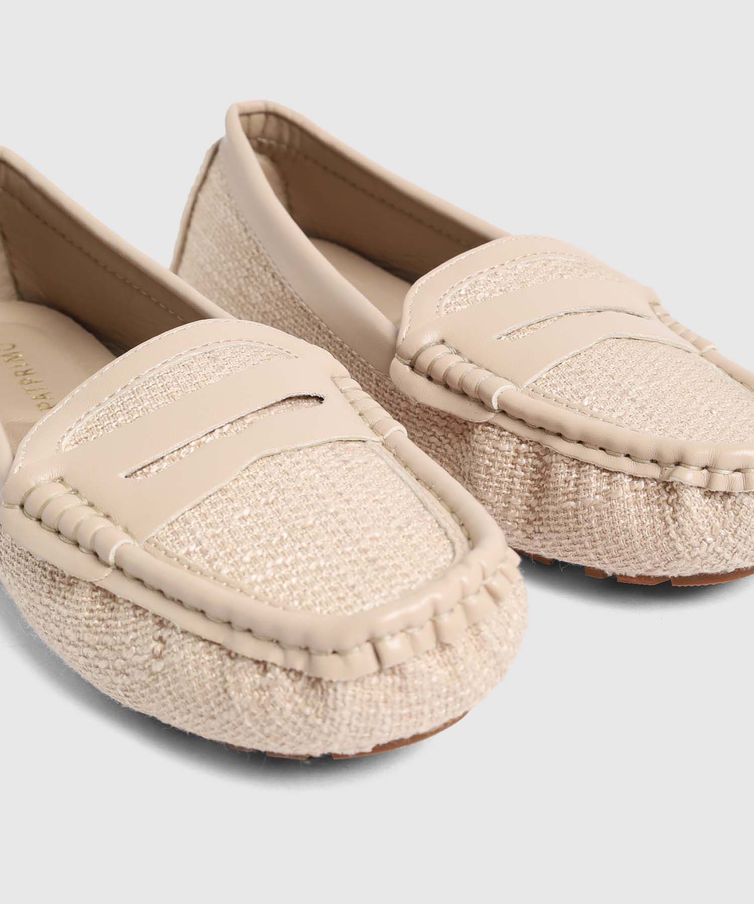Mocasines Candelaria Edición Índigo café para mujer, vista 3