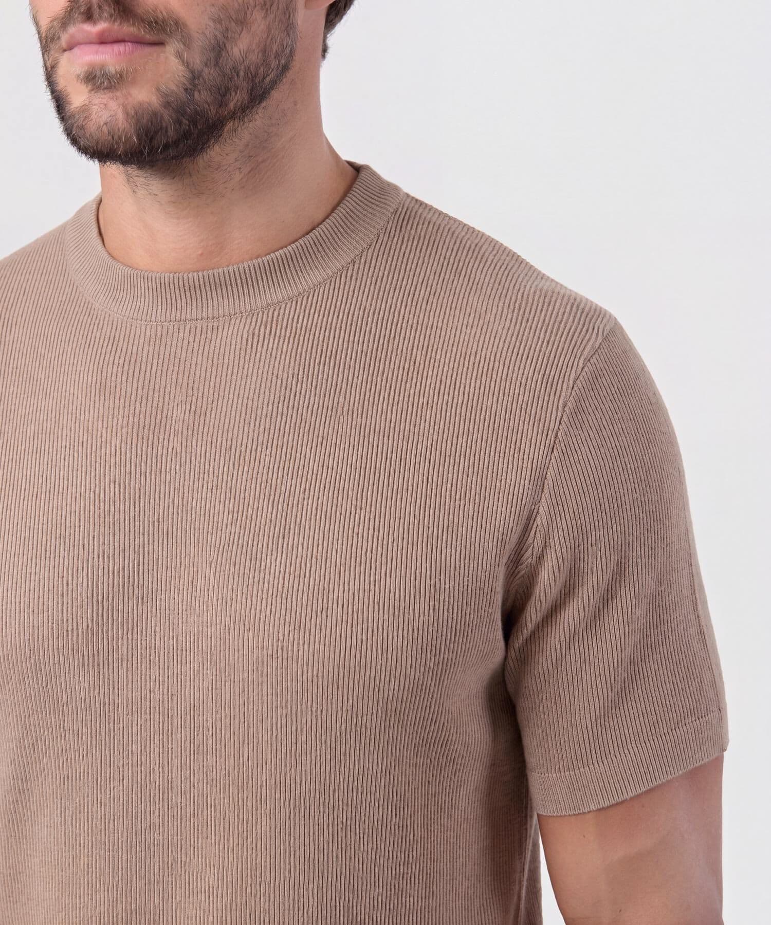 Camiseta Laguna Contemporáneo arena para hombre, vista 4