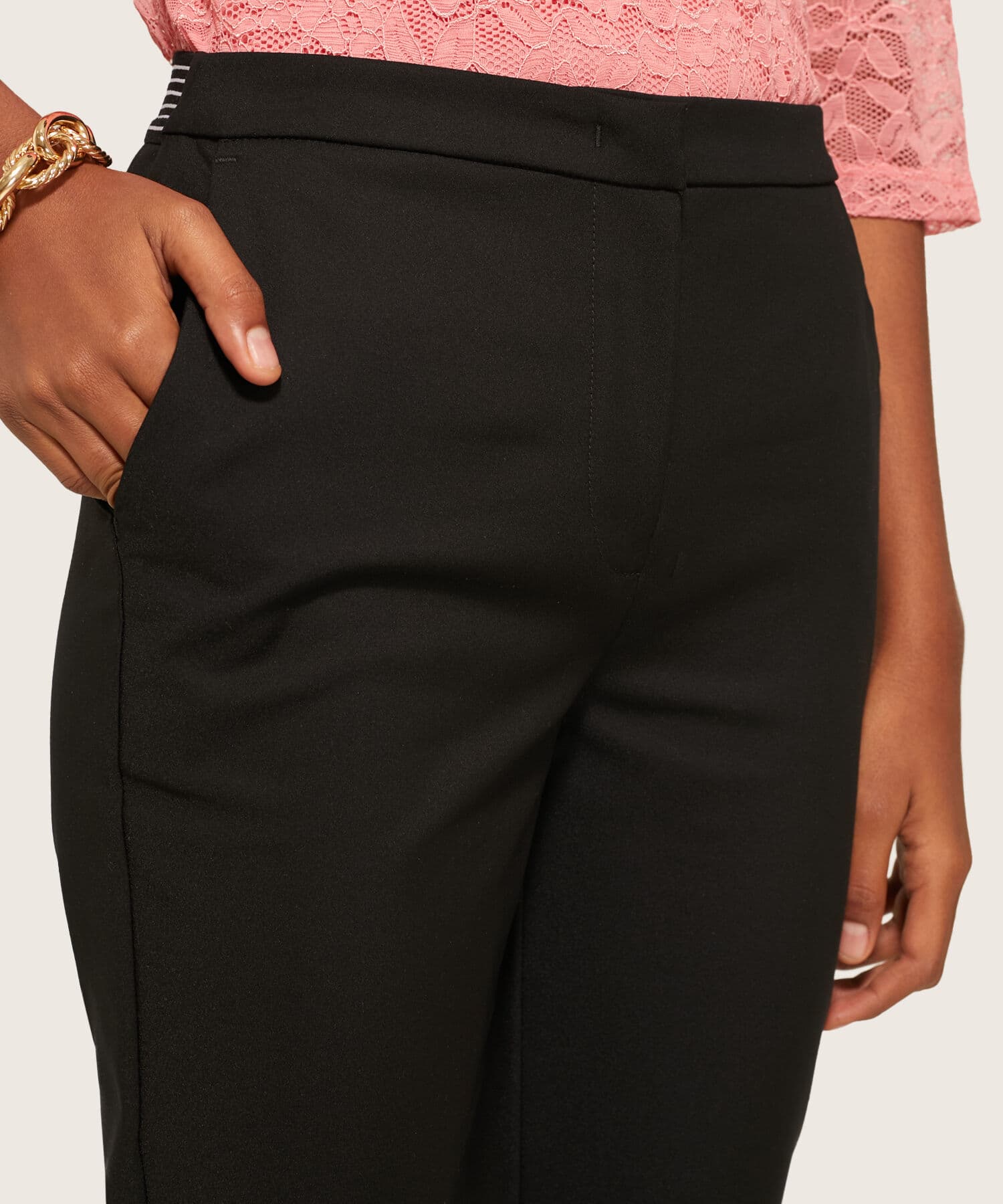 Pantalón Marea de Viaje negro para mujer, vista 3