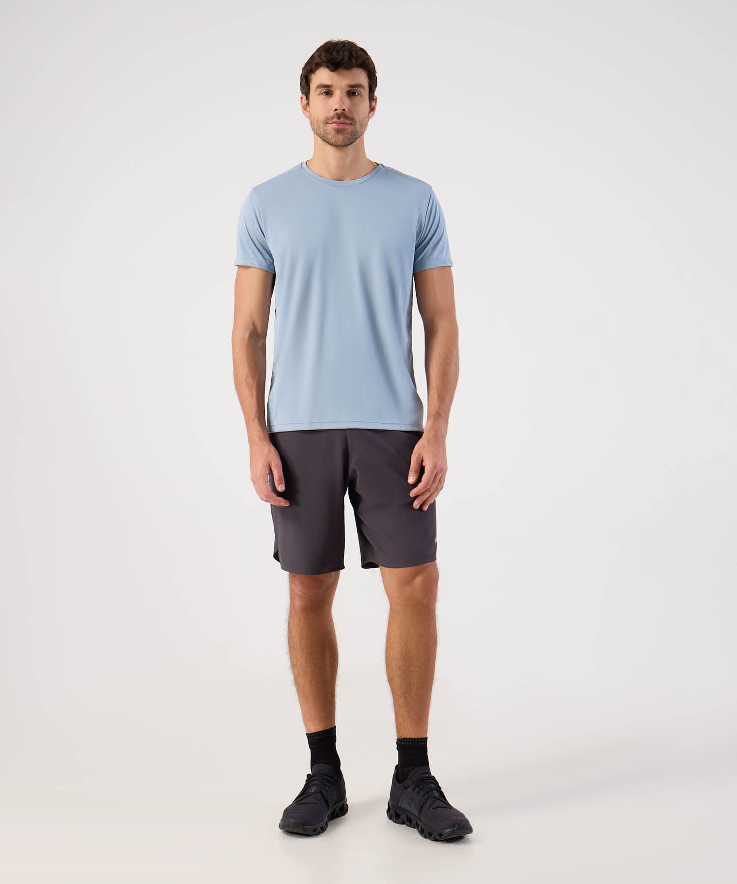 Camiseta Marfil Suave azul marino para hombre, vista 2