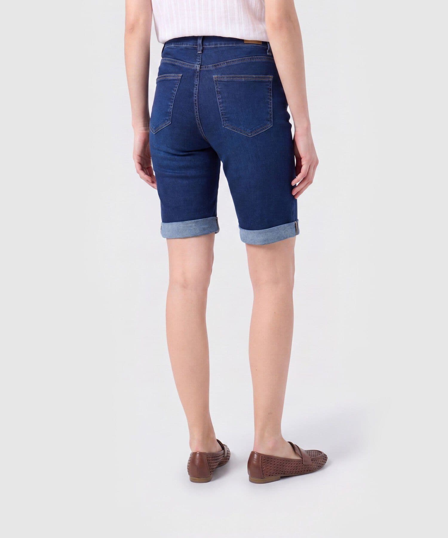 Bermuda Orquídea Minimalista azul marino para mujer, vista 4
