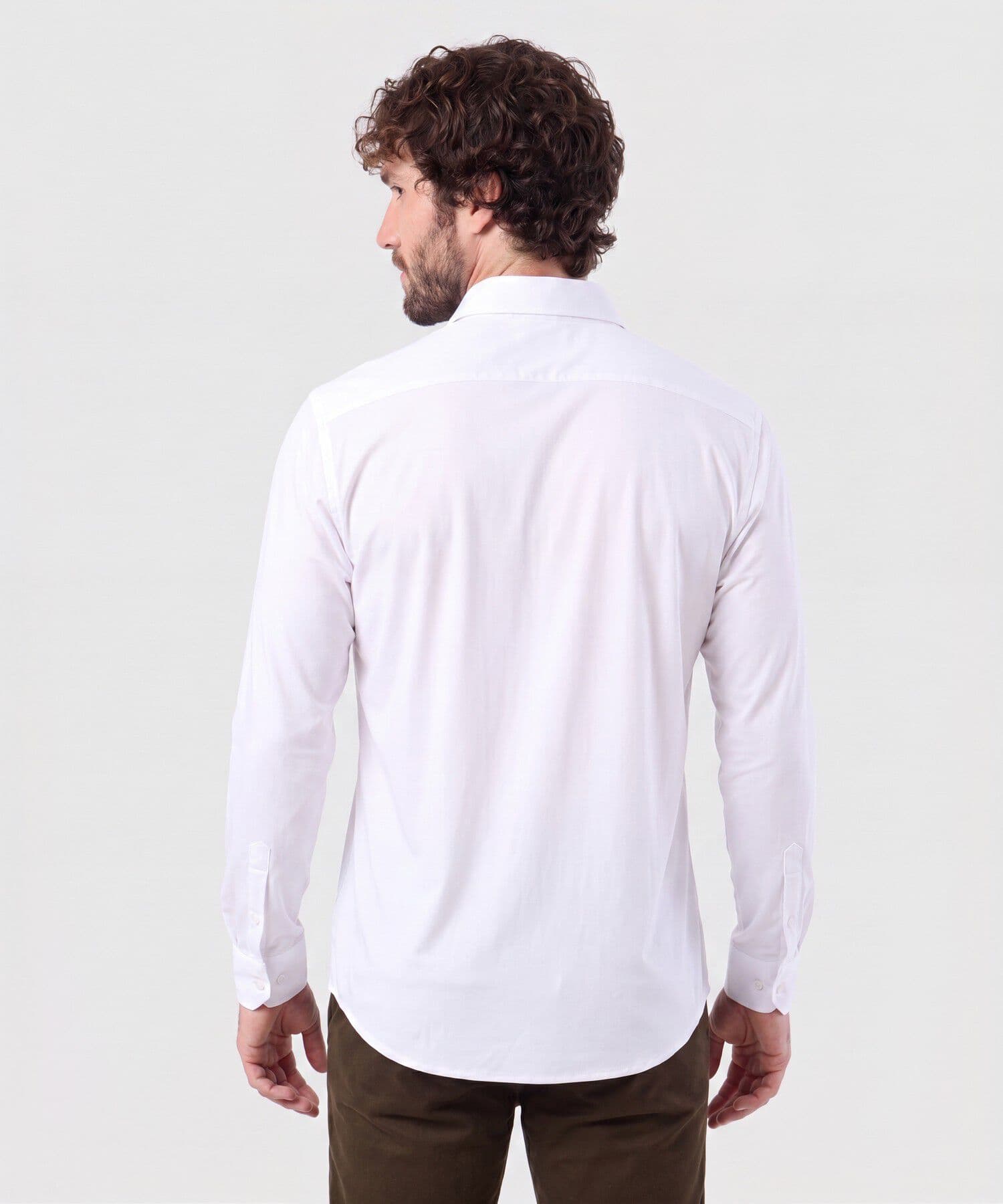 Camisa Siena Natural blanco para hombre, vista 4