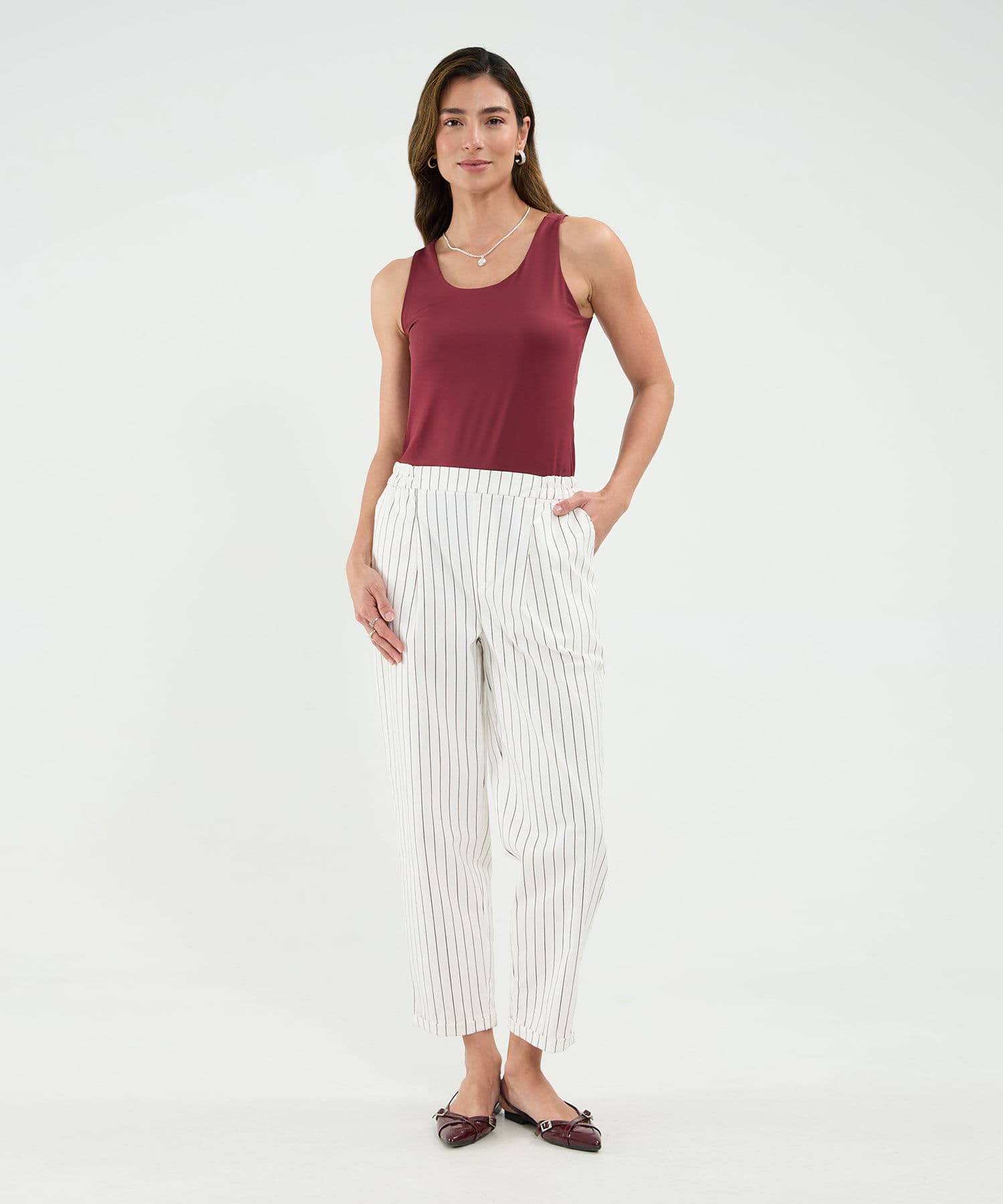 Camiseta Flora Relajado dorado para mujer, vista 2