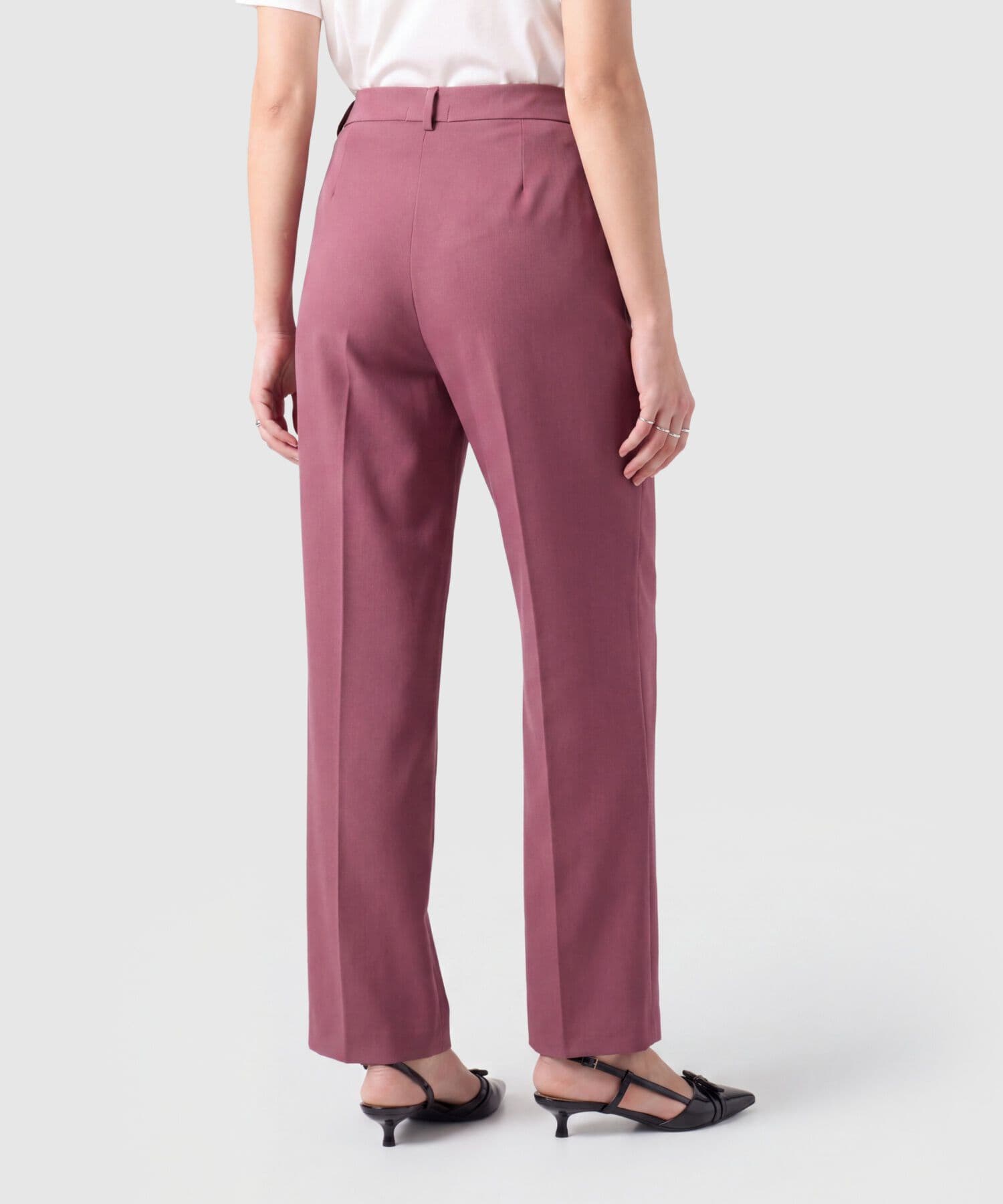 Pantalón Serena Relajado verde oliva para mujer, vista 4