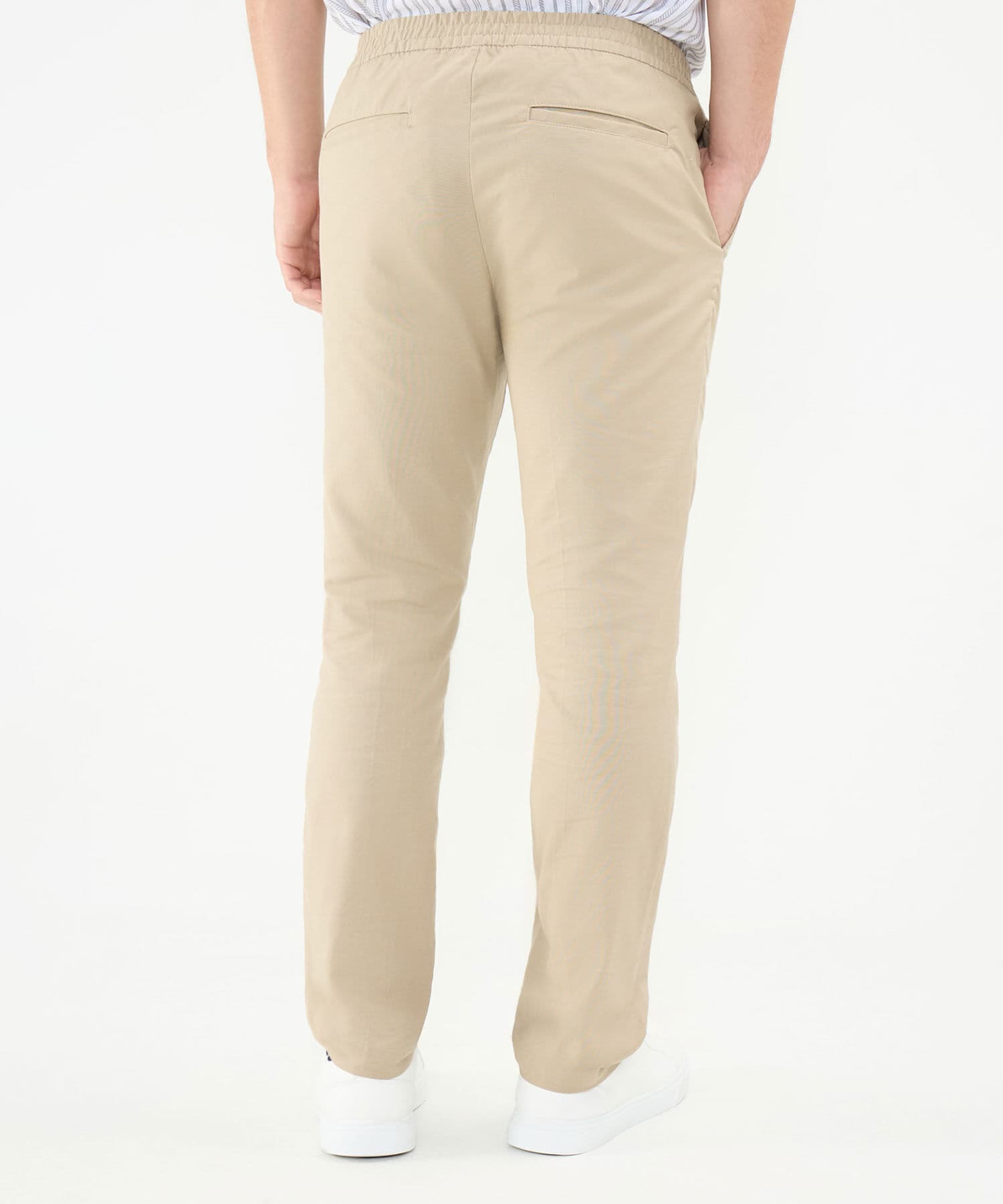 Pantalón Cauce Edición Lino arena para hombre, vista 4