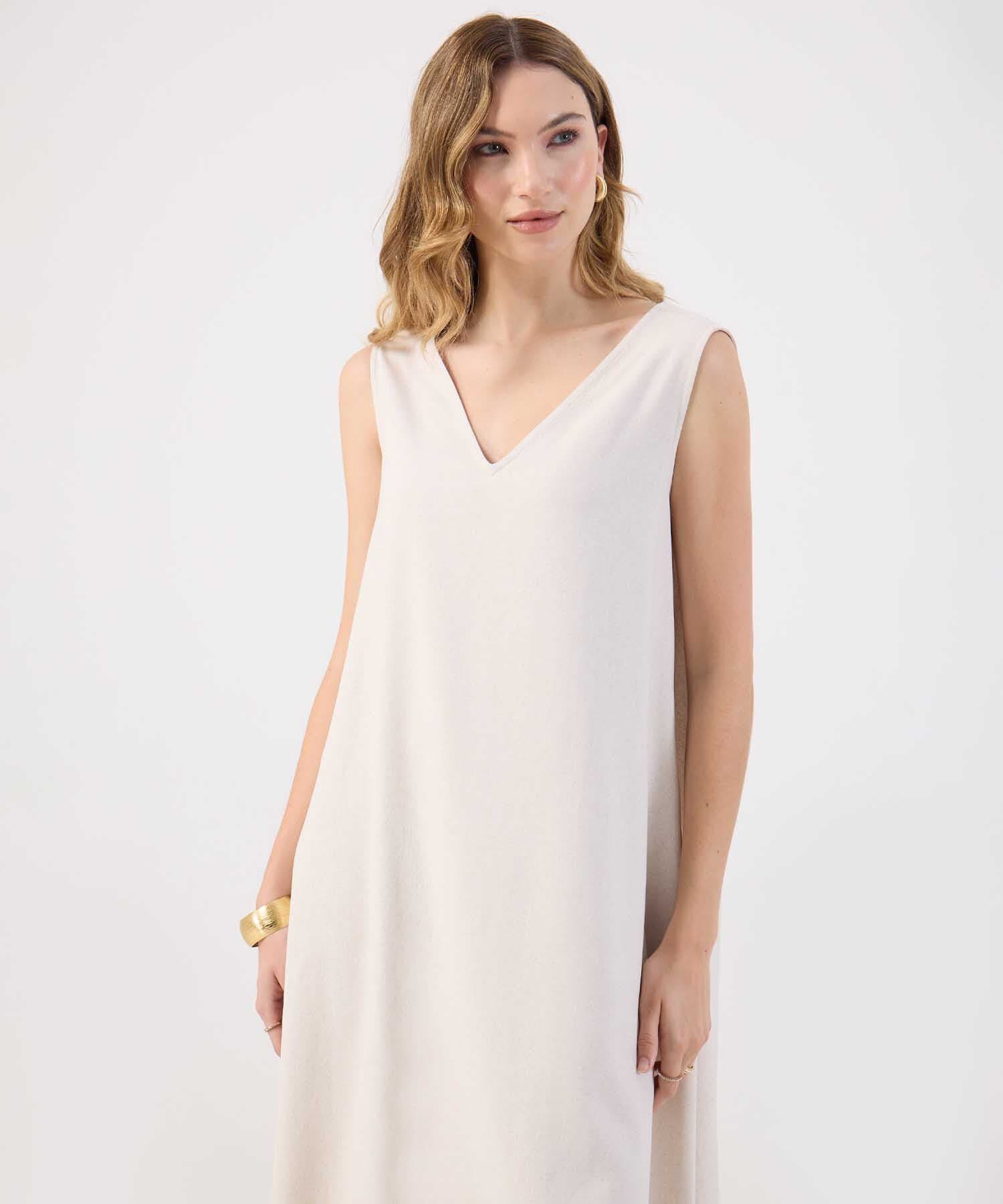 Vestido Granada Sastre blanco para mujer, vista 2