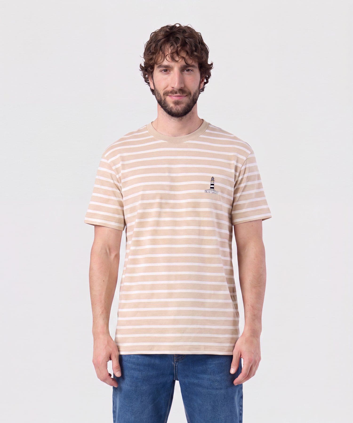 Camiseta Brisa Sastre arena para hombre, vista principal