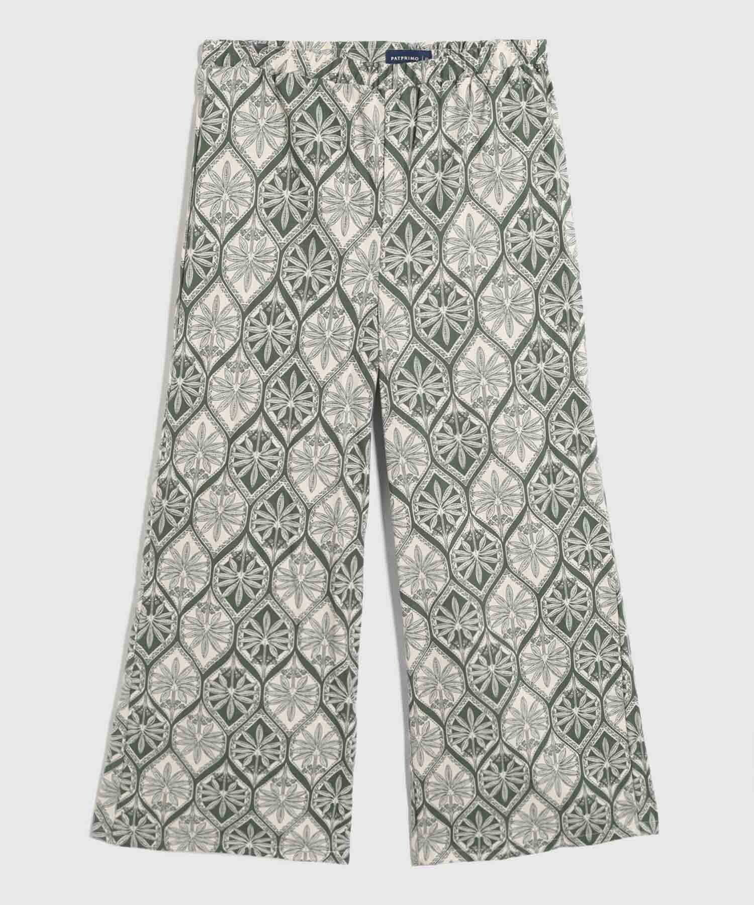 Pantalón Lumbre Minimalista verde oliva para mujer, vista principal
