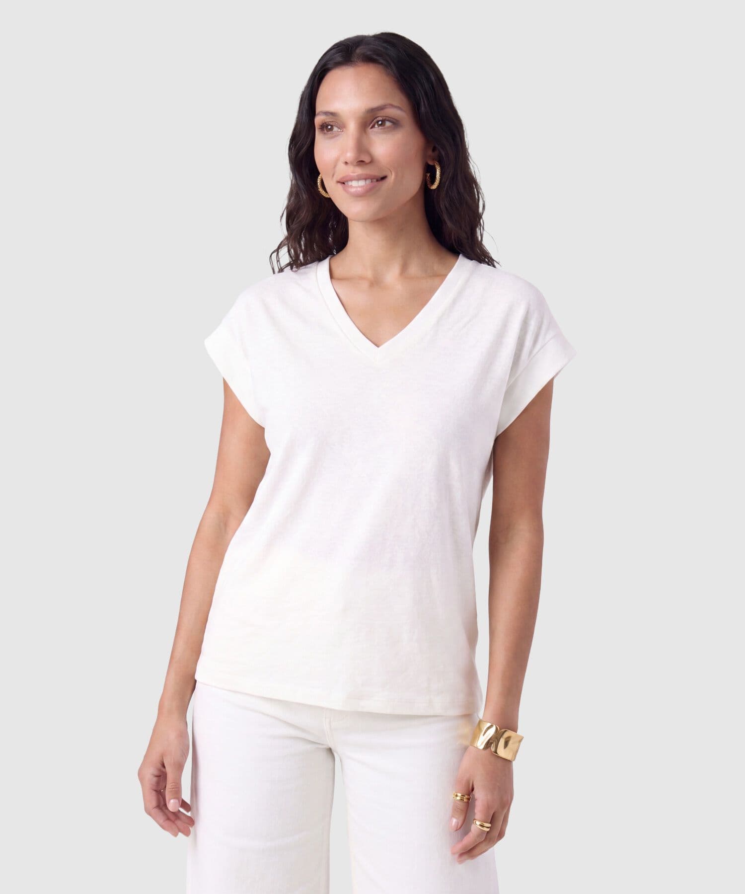 Camiseta Río Esencial blanco para mujer, vista principal
