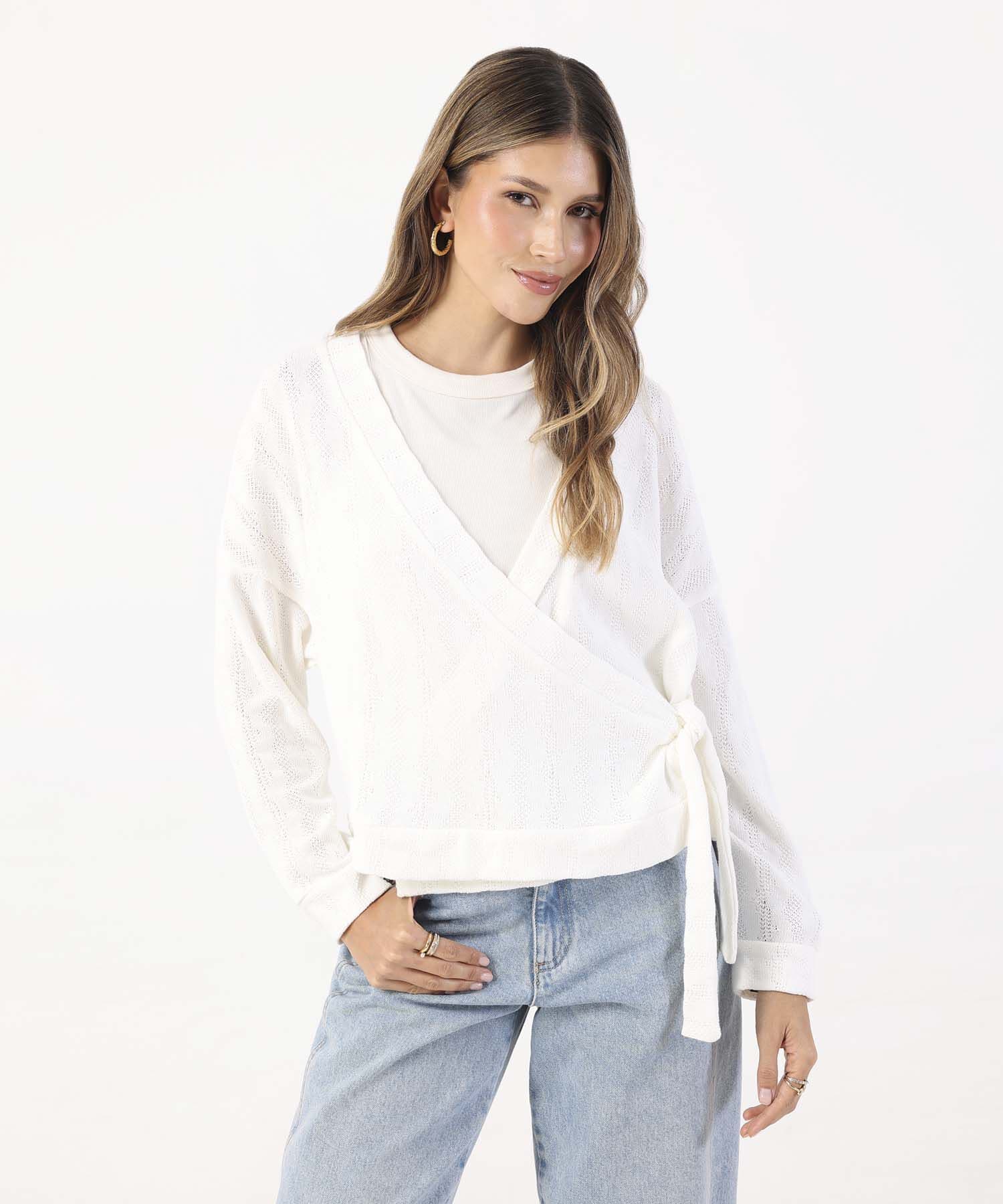 Buzo Isadora de Día blanco para mujer, vista principal
