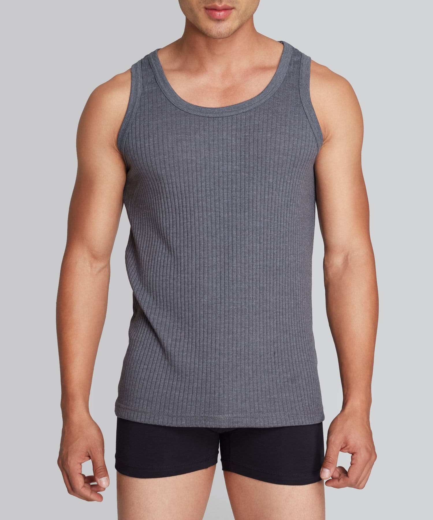 Camiseta Tierra Clásico gris humo para hombre, vista principal