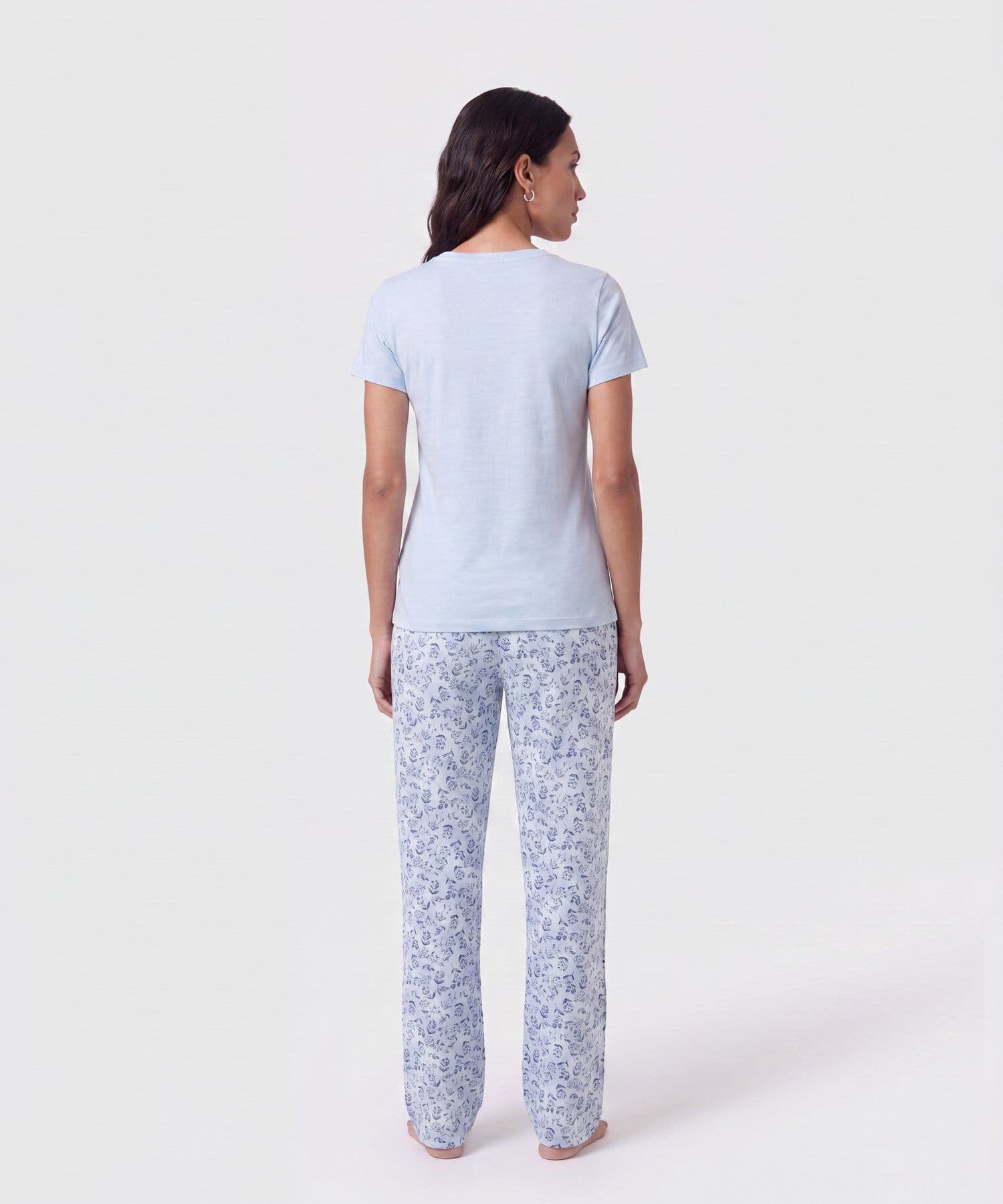Camiseta Valentina Ligero azul marino para mujer, vista 4