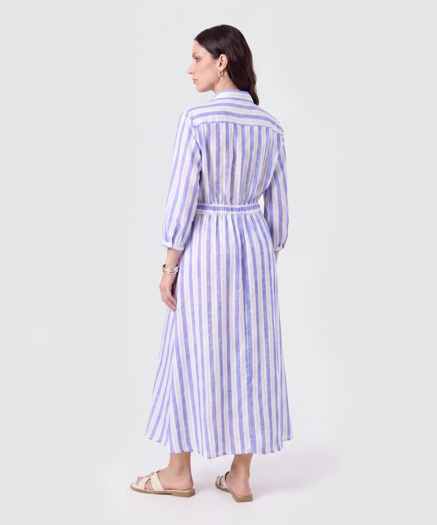 Vestido Sabana de Viaje azul marino para mujer, vista 3