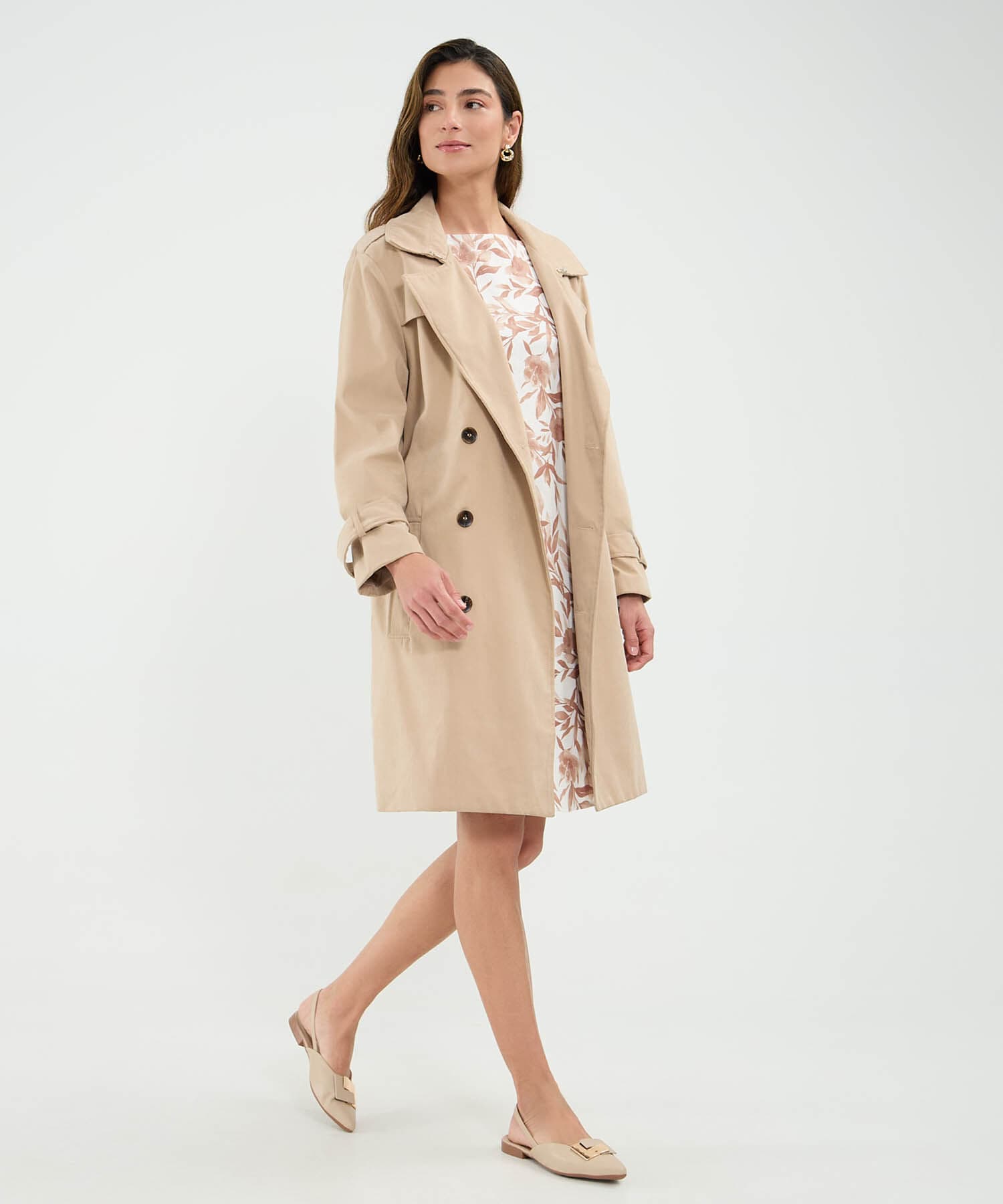 Vestido Río Sastre café para mujer, vista principal