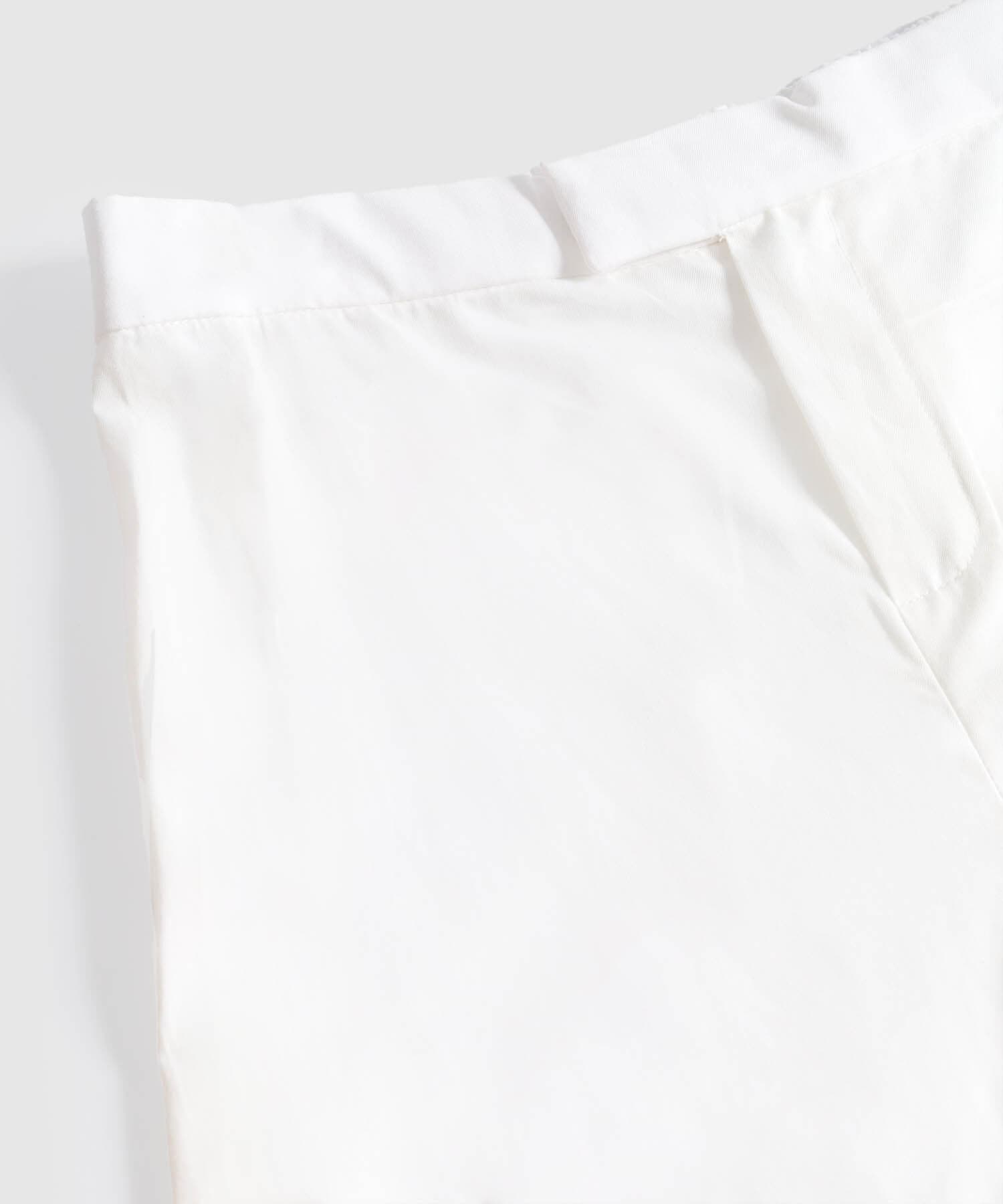 Pantalón Dalia Esencial blanco para mujer, vista 3