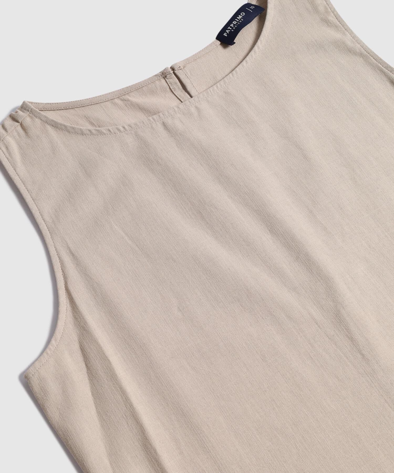 Vestido Dorada de Día café para mujer, vista 2