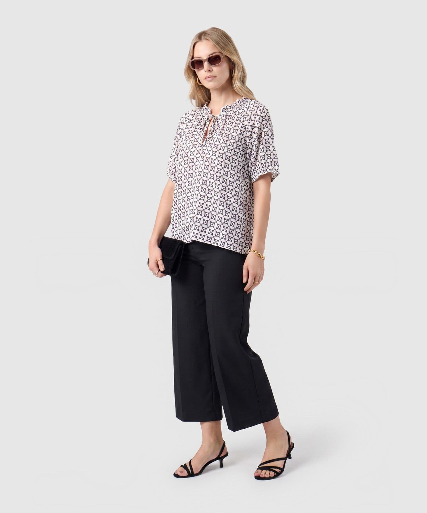 Blusa Aura de Noche blanco para mujer, vista 2