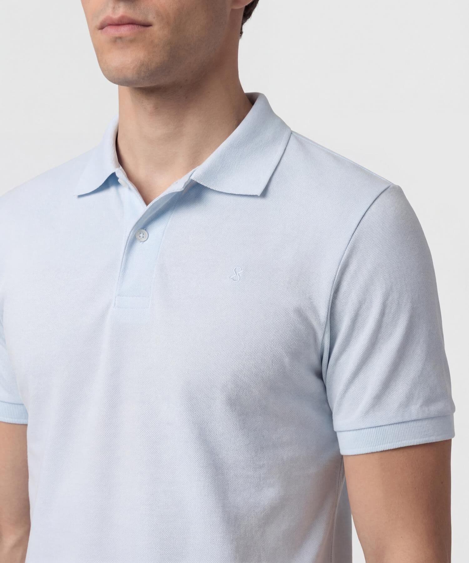 Polo Brisa Contemporáneo azul marino para hombre, vista 4