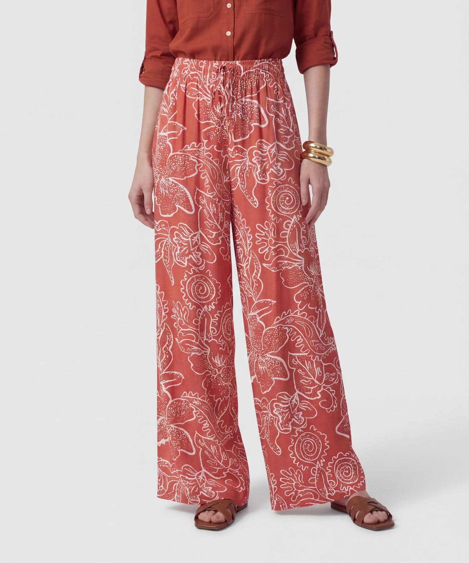 Pantalón Brisa Edición Índigo naranja para mujer, vista principal