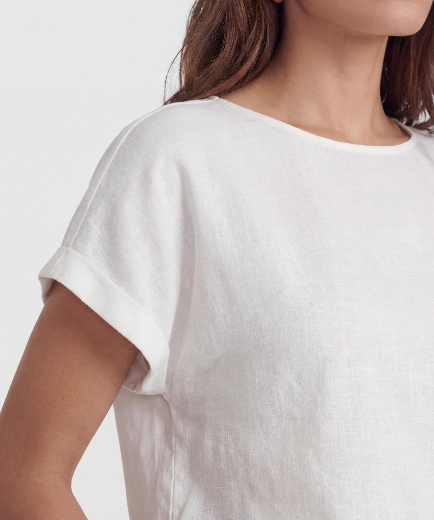Blusa Guayacán Ligero blanco para mujer, vista 3