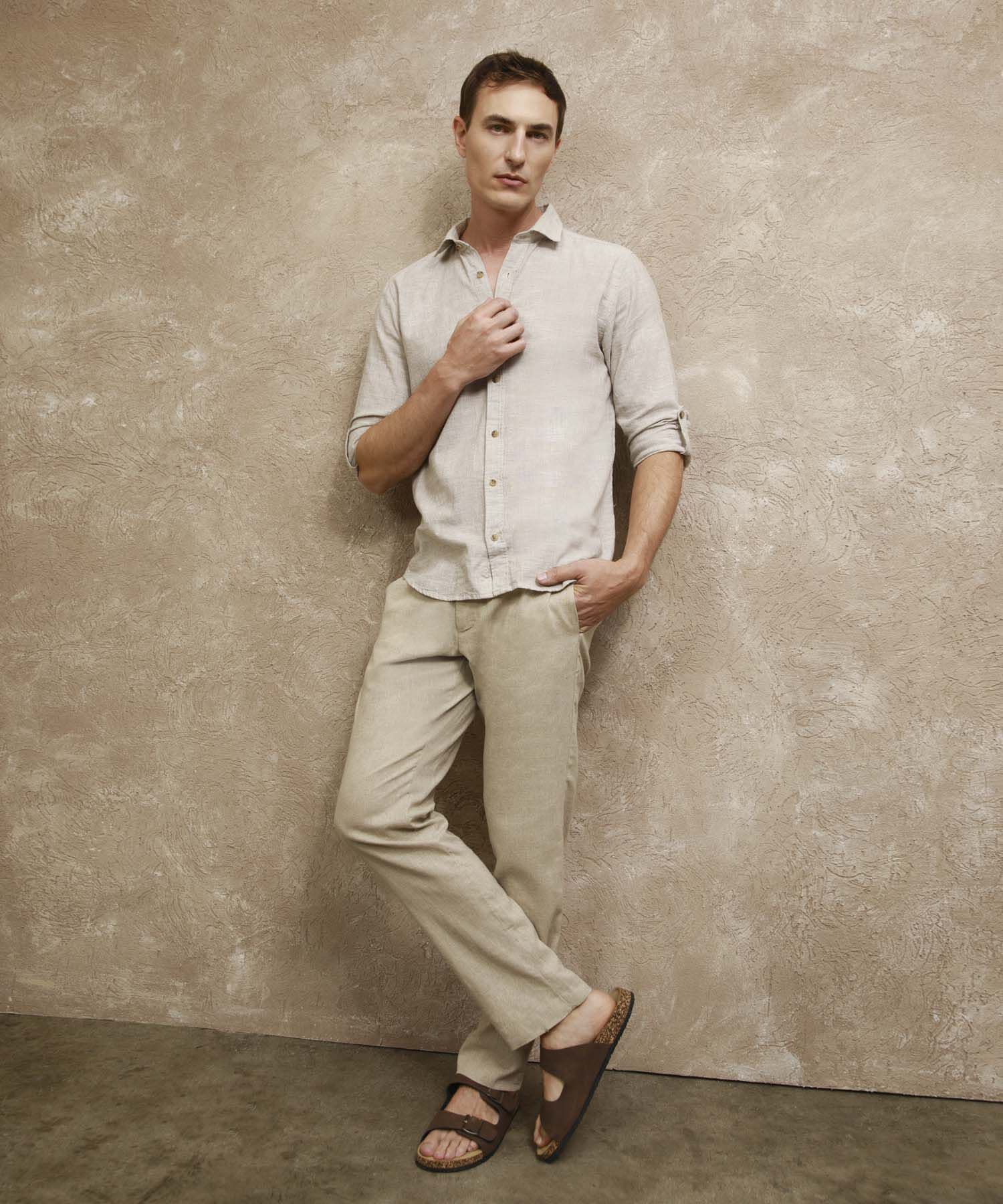 Pantalón Marea Natural marfil para hombre, vista principal