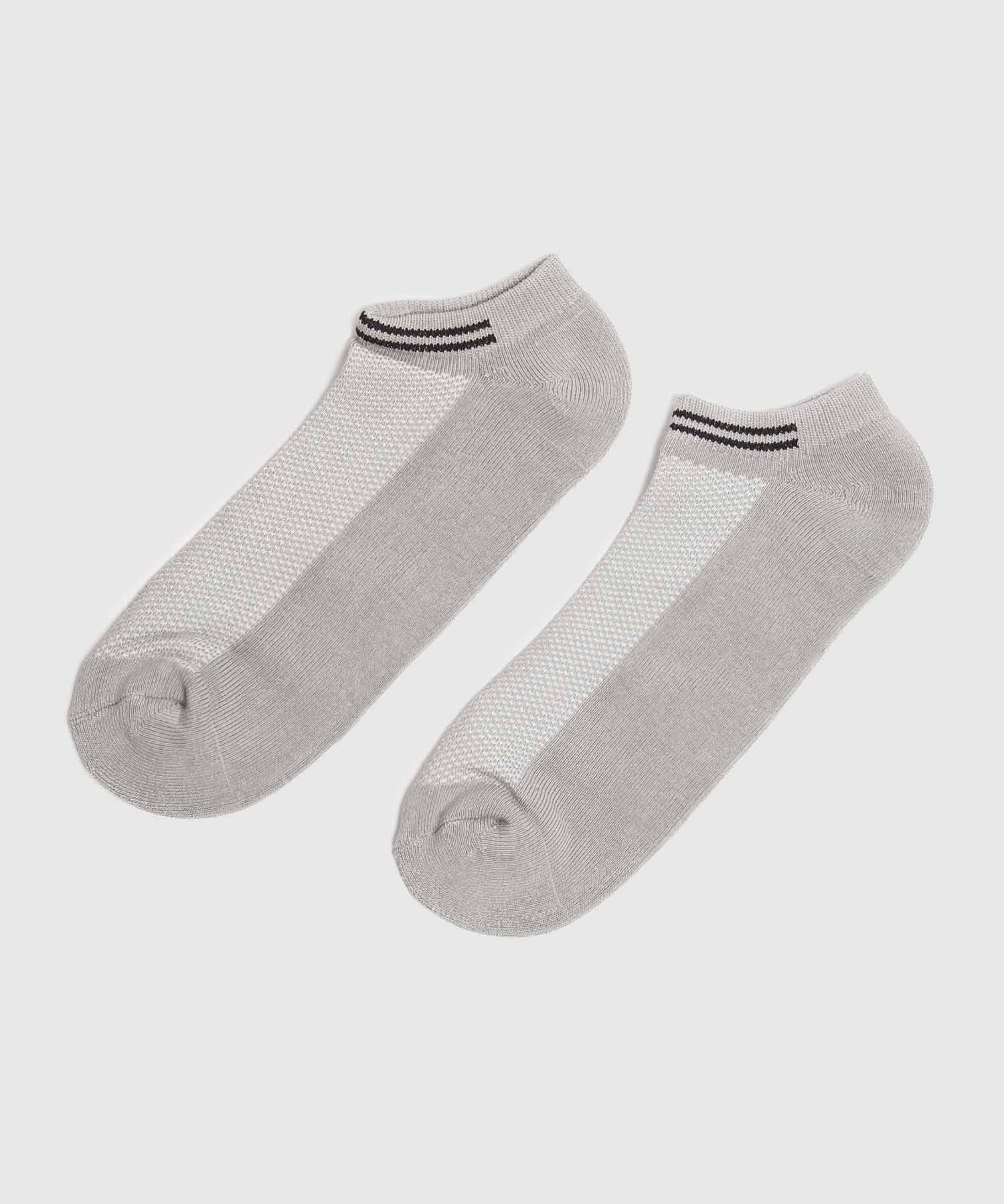 Medias Cedro Esencial gris humo para hombre, vista principal