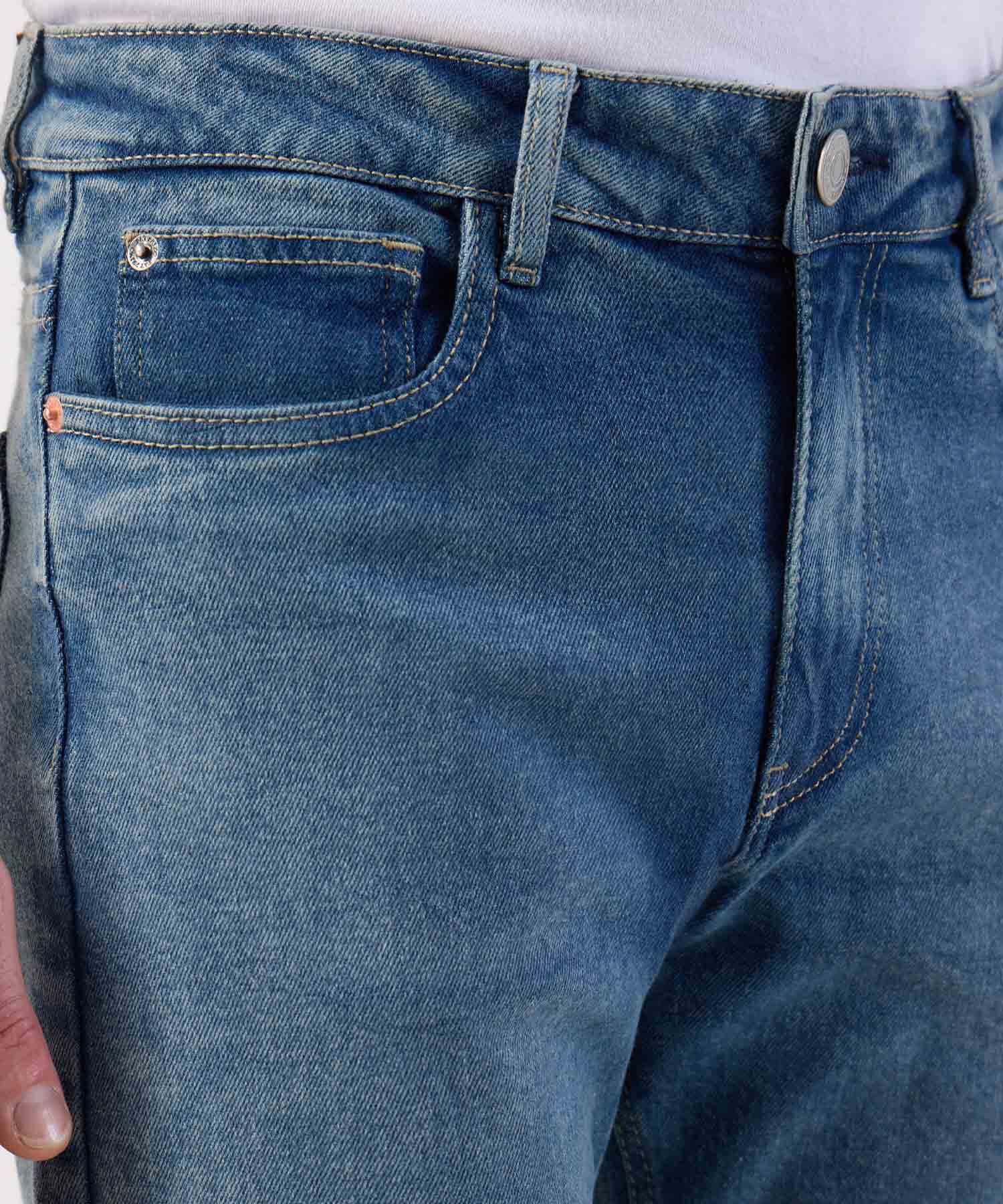 Jean Salina Natural azul marino para hombre, vista 3