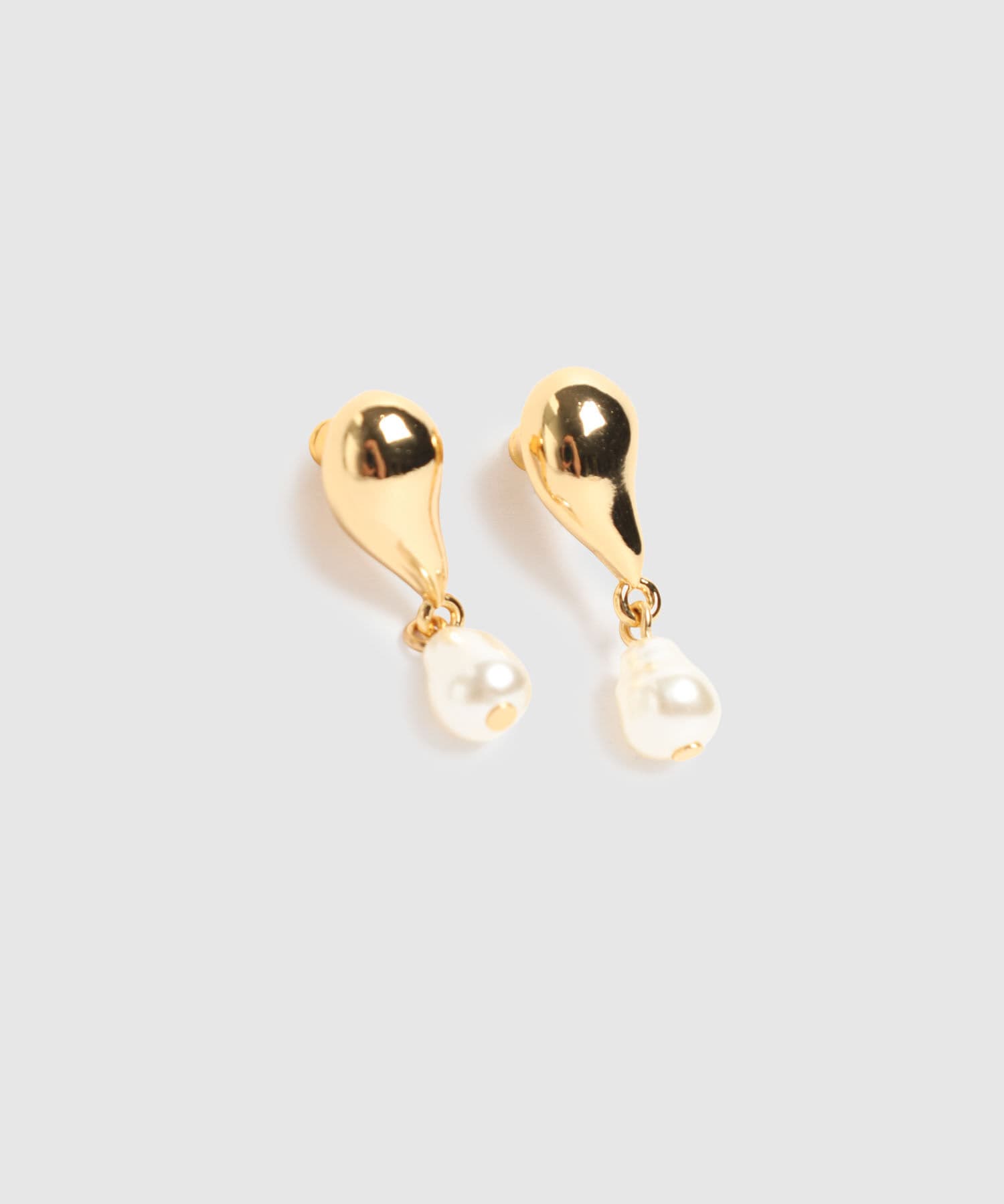 Aretes Cauce Edición Índigo dorado, vista 2