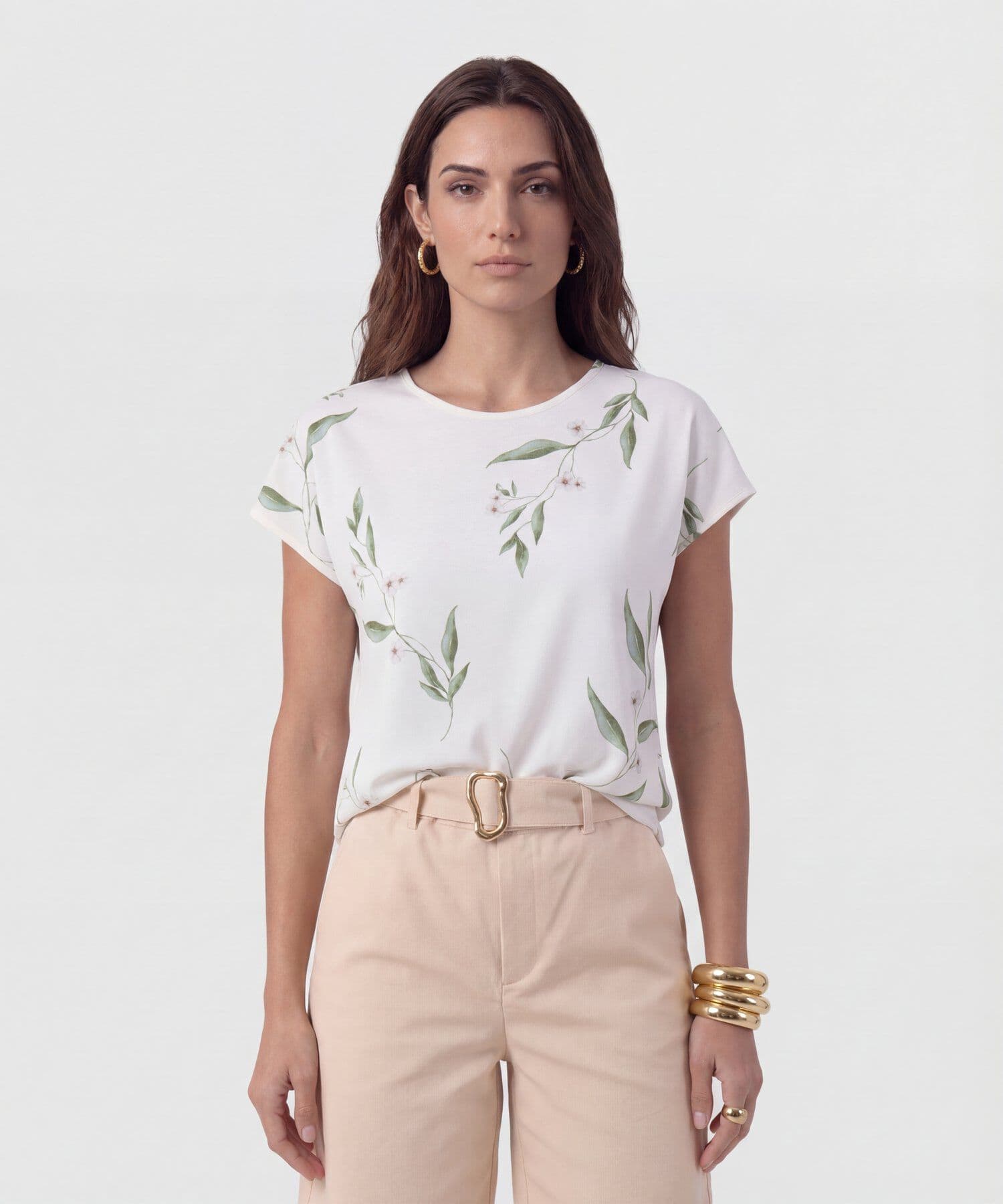 Blusa Coral de Día blanco para mujer, vista principal