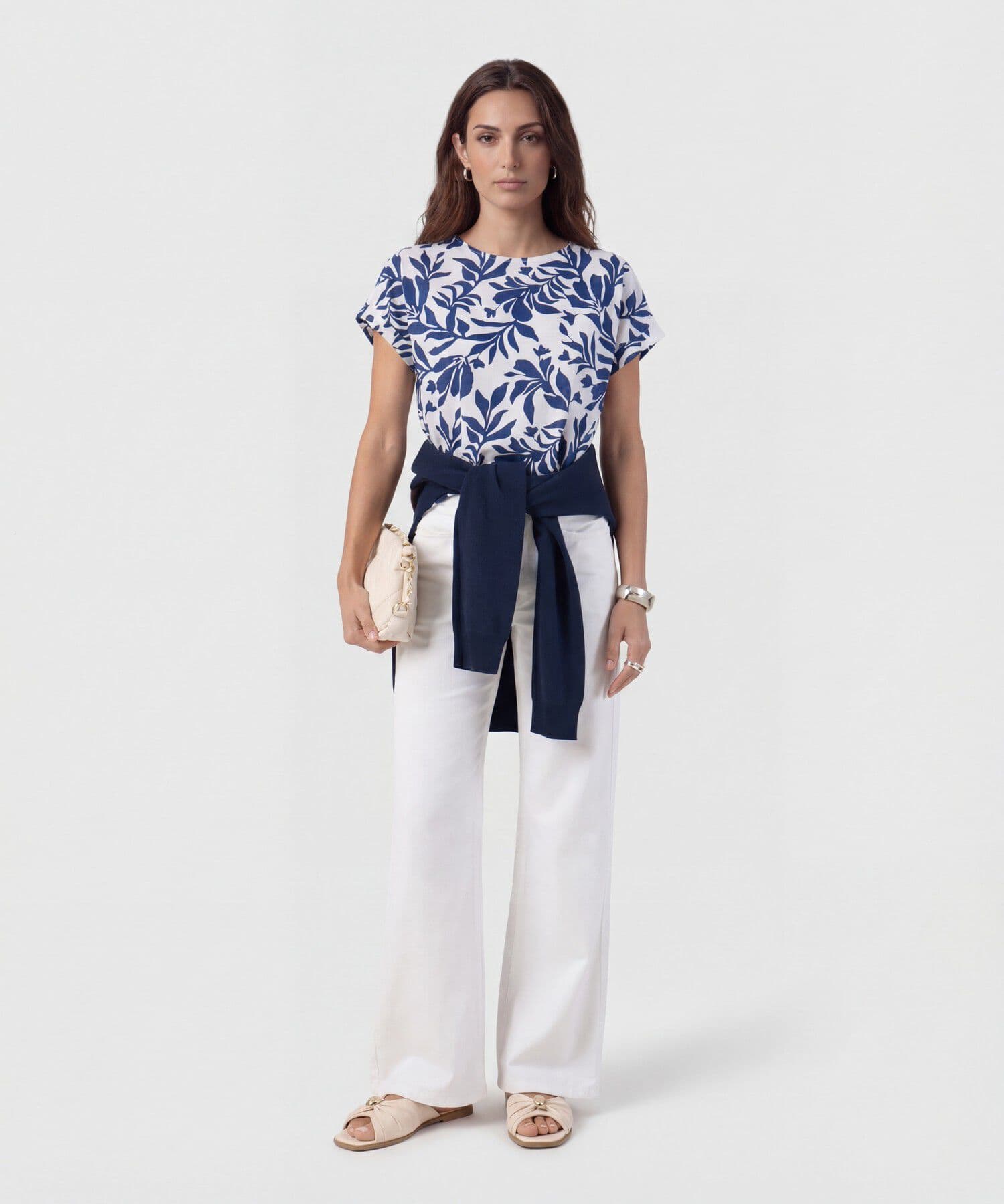 Blusa Isadora Sastre blanco para mujer, vista 2