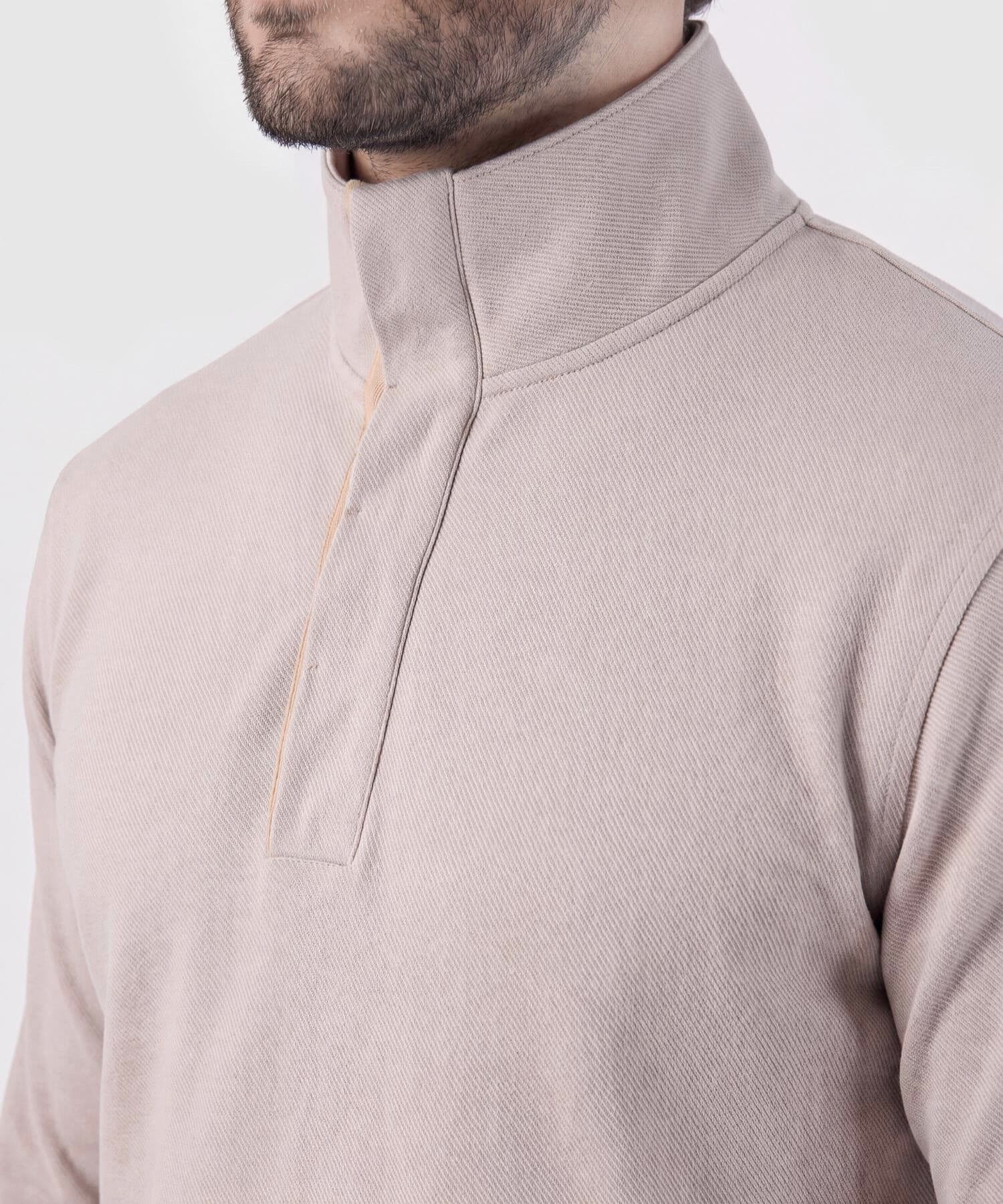 Buzo Elisa Fluido café para hombre, vista 3