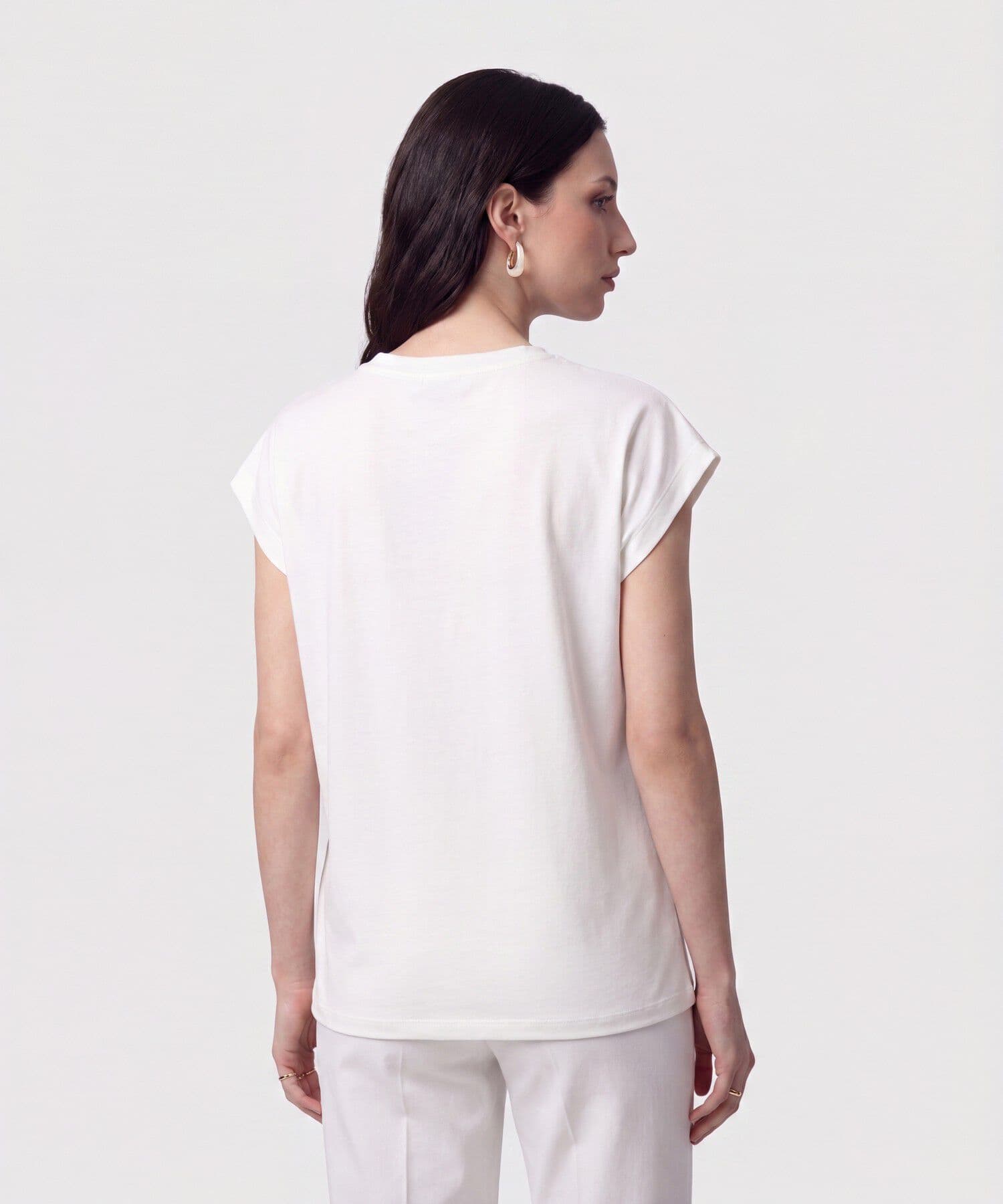 Camiseta Palma Urbano blanco para mujer, vista 4