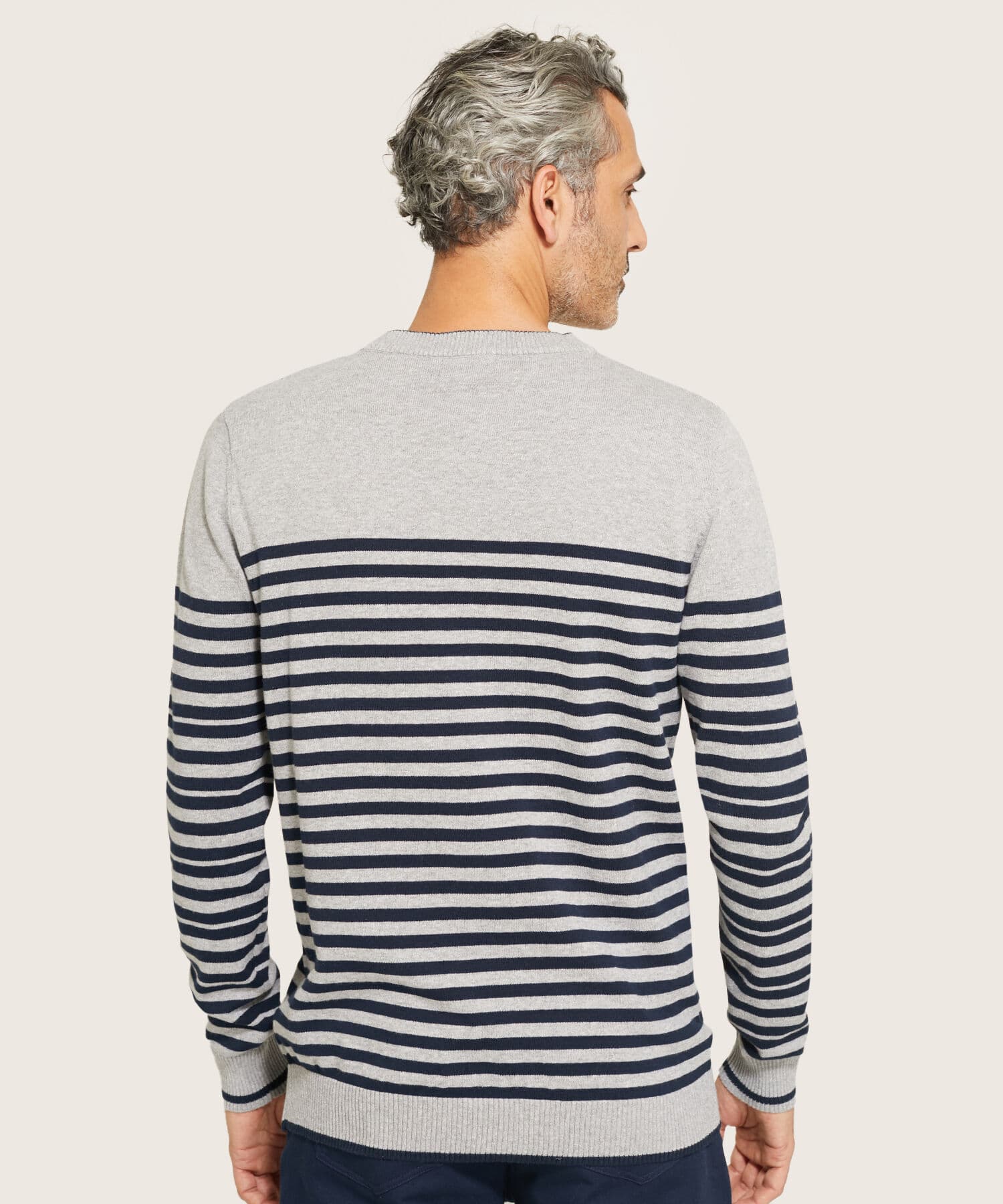 Buzo Tierra Sastre gris humo para hombre, vista 3