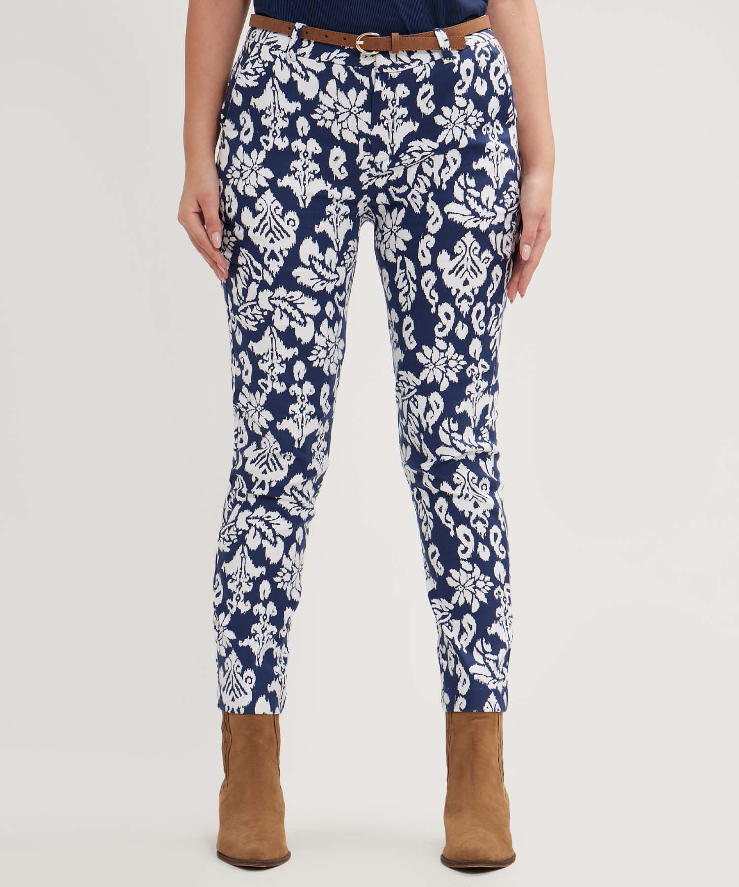 Pantalón Serena Fluido azul marino para mujer, vista principal