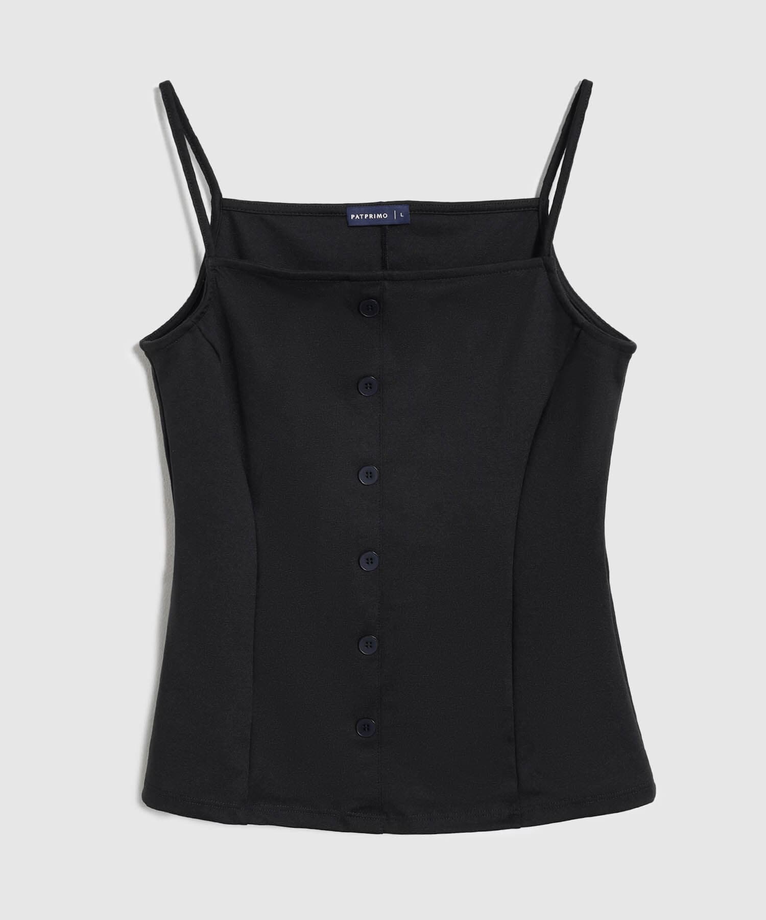 Camiseta Marea Contemporáneo negro para mujer, vista principal