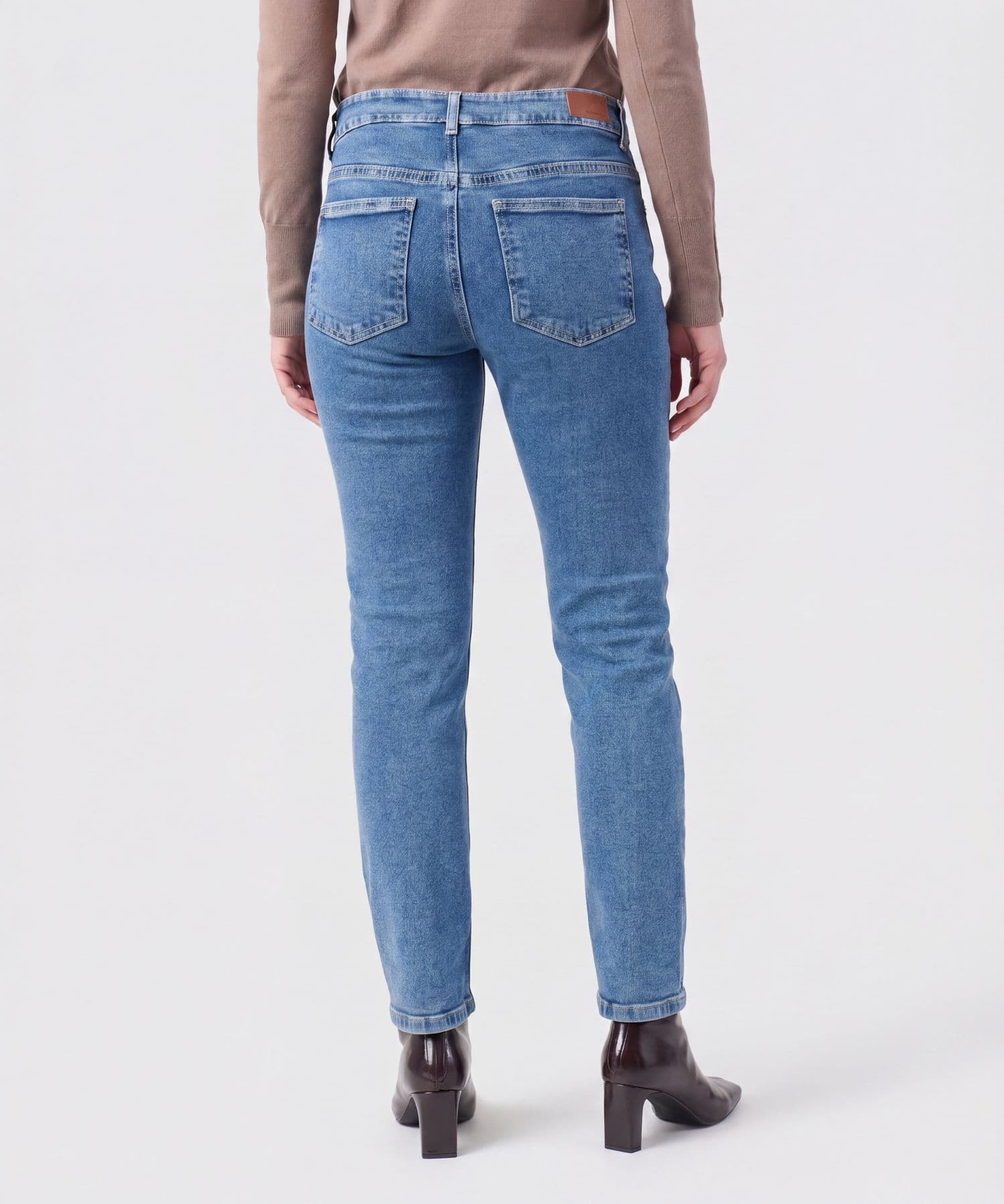 Jean Lumbre Edición Lino azul marino para mujer, vista 4