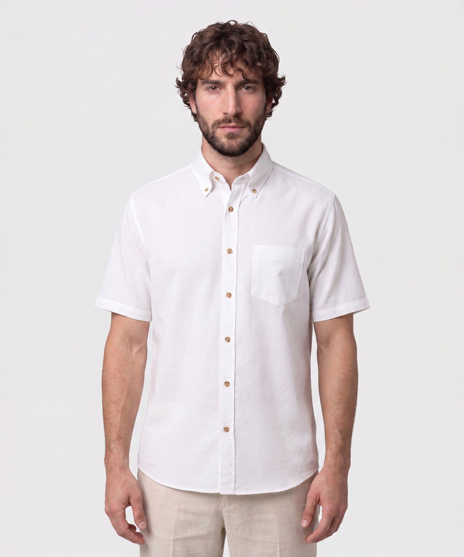 Camisa Valle Urbano blanco para hombre, vista principal